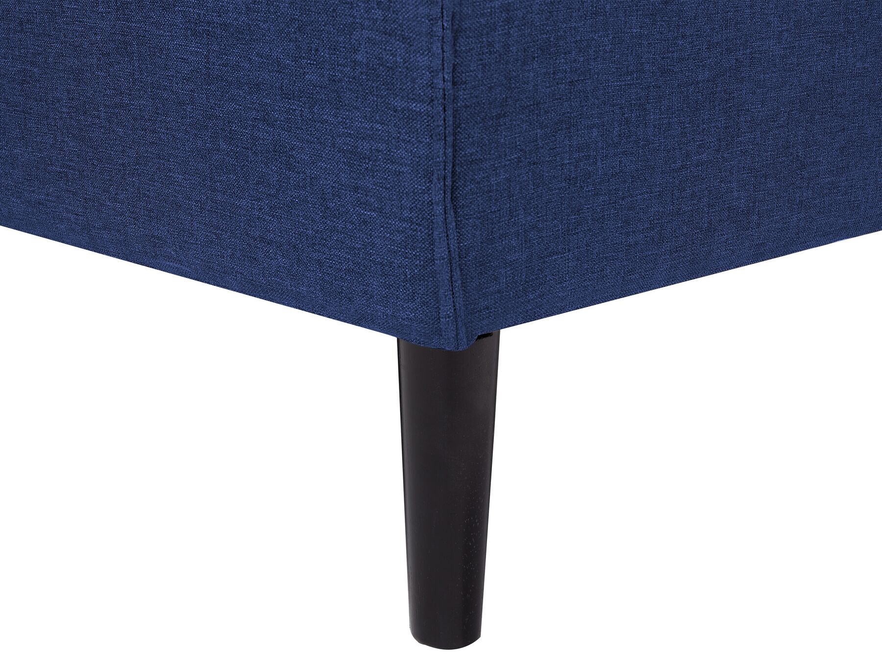 Sofa Bed VISBY Fabric Navy Blue 3 Seater