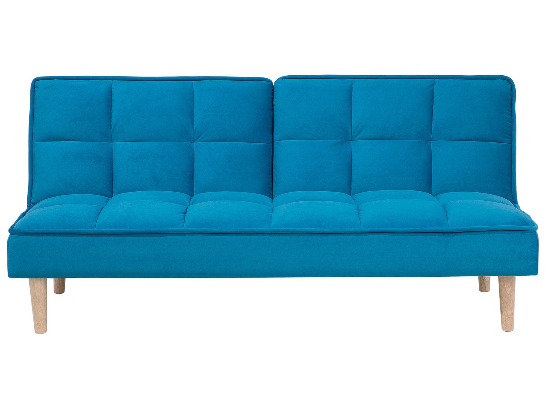 Sofa Bed SILJAN Fabric Sea Blue 3 Seater