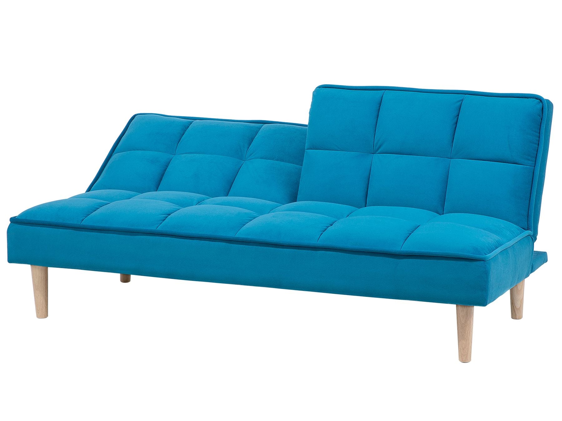 Sofa Bed SILJAN Fabric Sea Blue 3 Seater