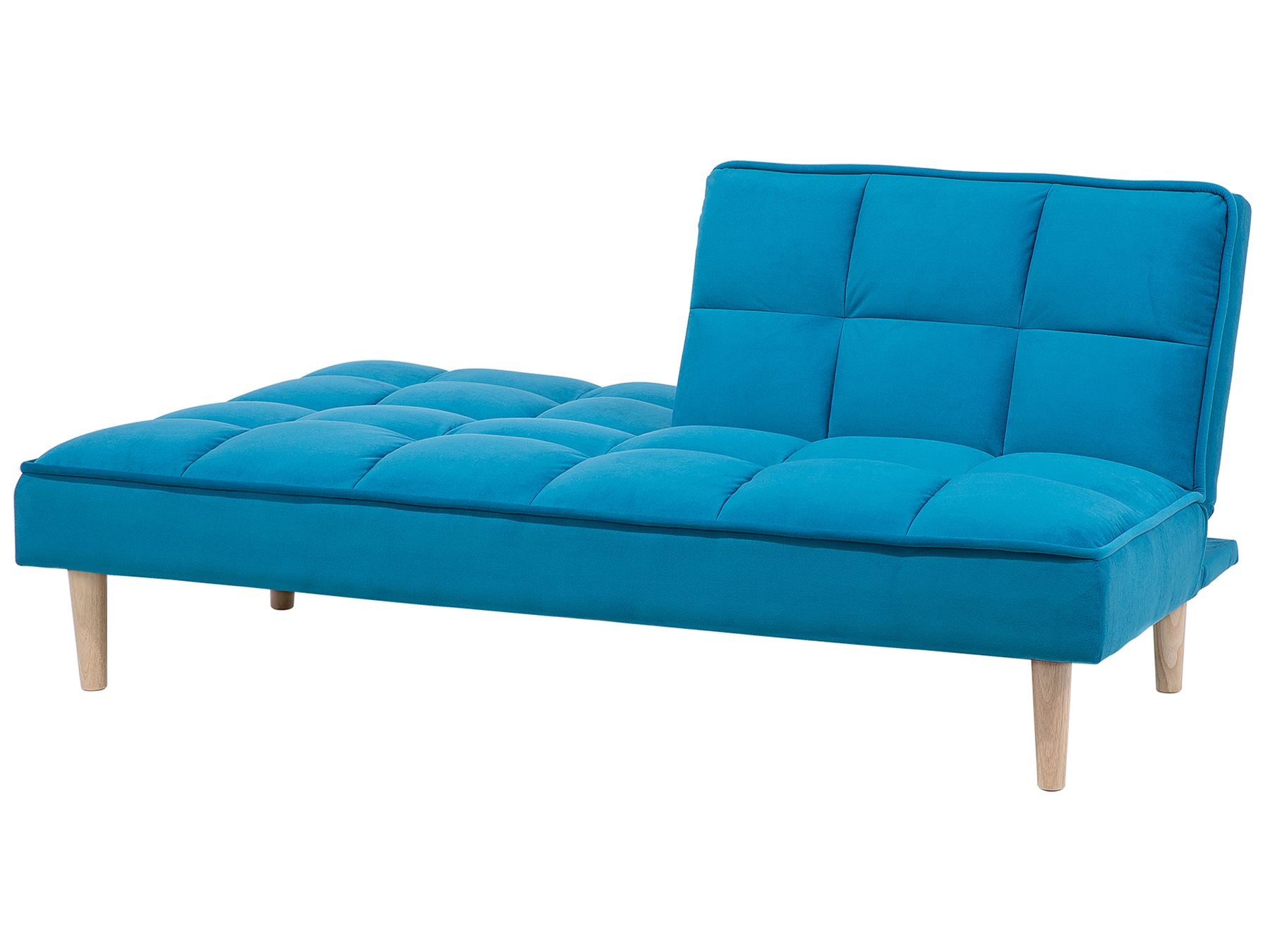 Sofa Bed SILJAN Fabric Sea Blue 3 Seater