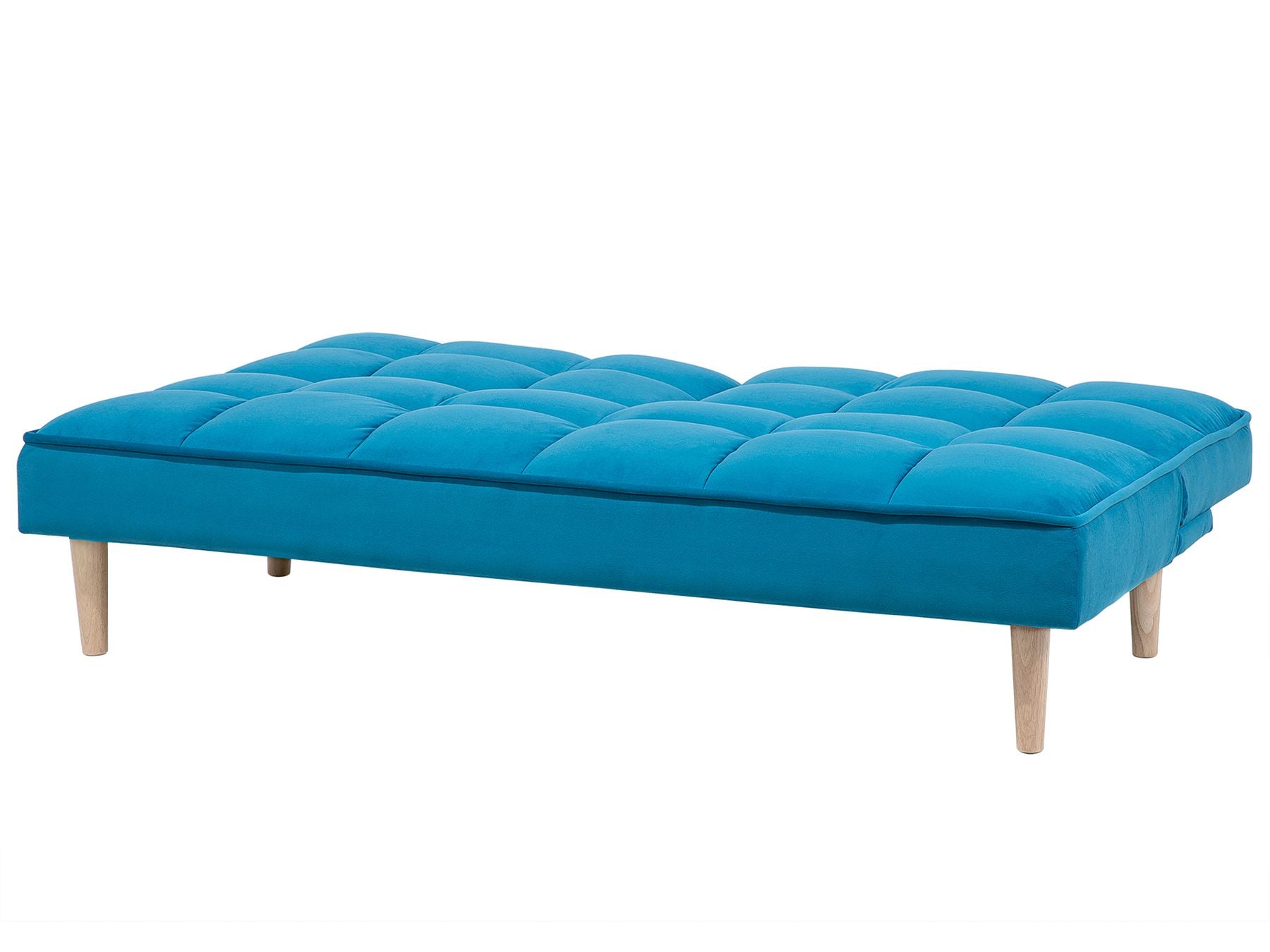 Sofa Bed SILJAN Fabric Sea Blue 3 Seater