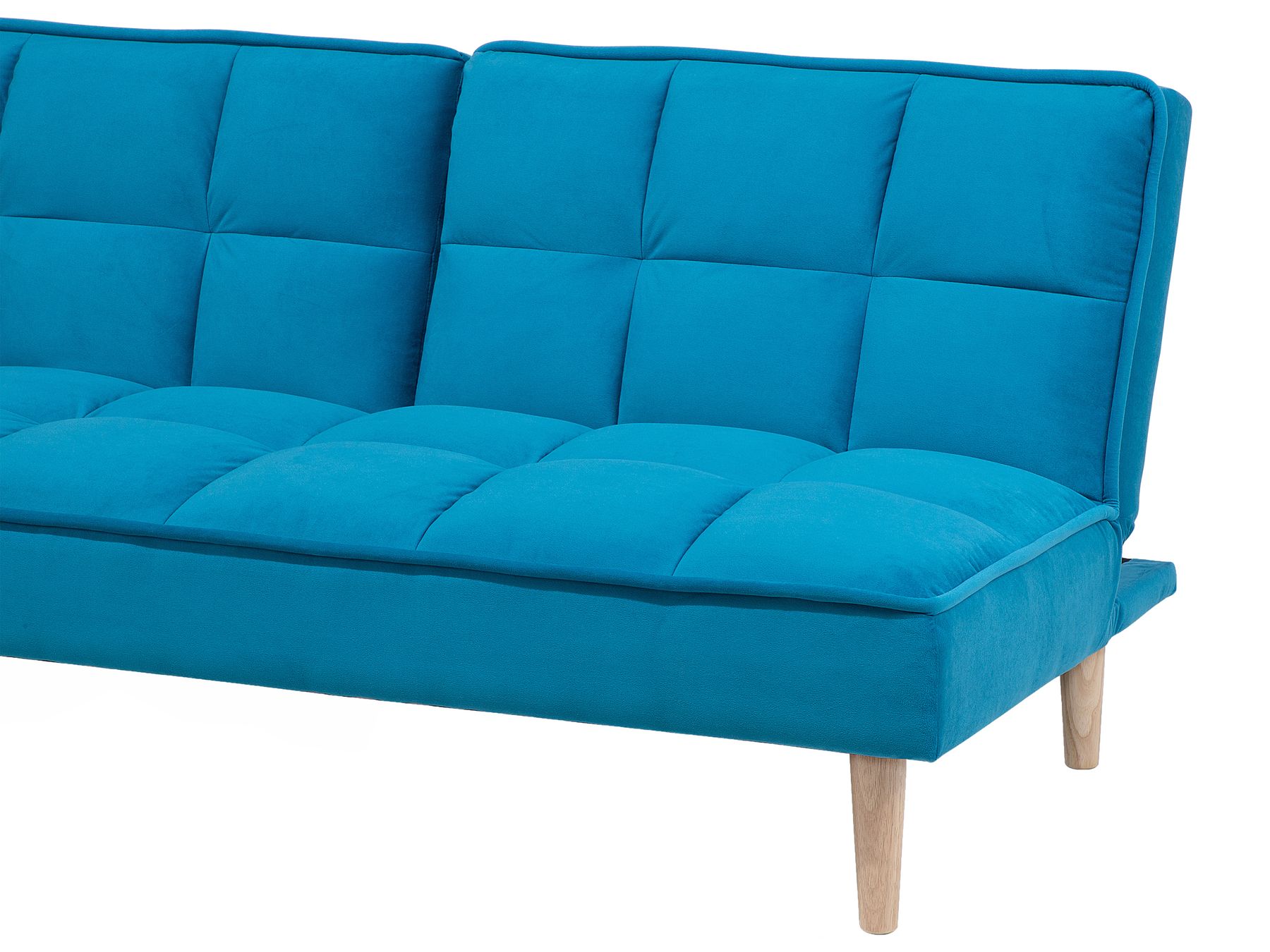 Sofa Bed SILJAN Fabric Sea Blue 3 Seater