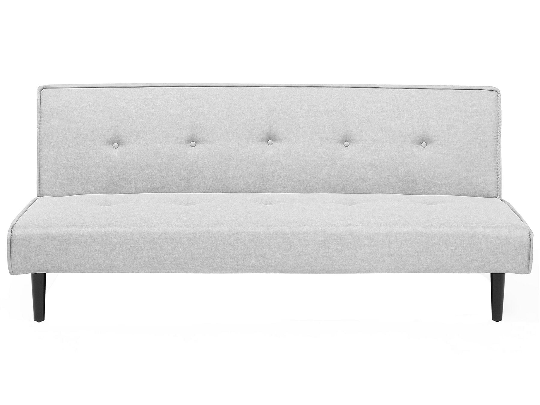 Sofa Bed VISBY Fabric Light Grey 3 Seater
