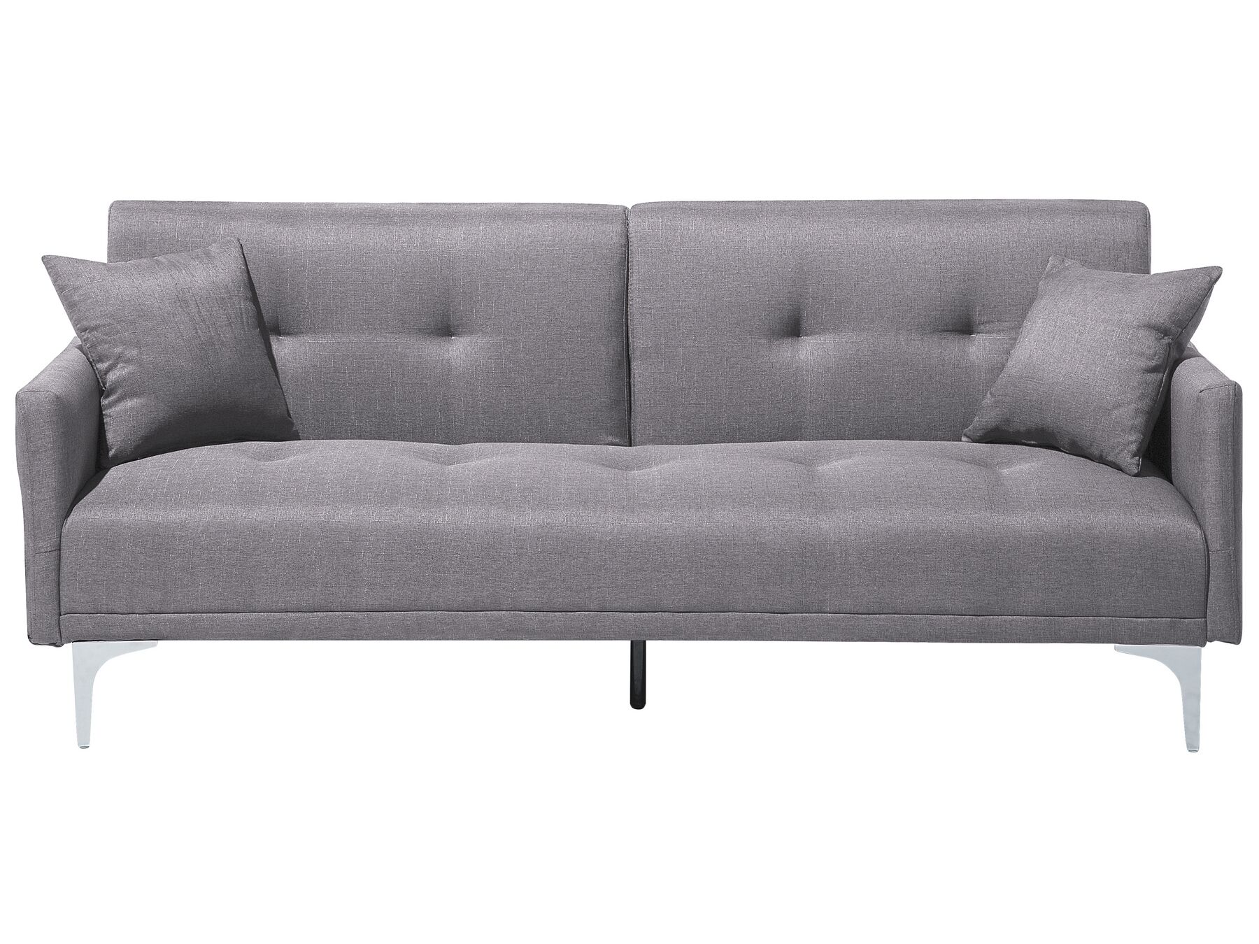 Sofa Bed LUCAN Fabric Grey 3 Seater