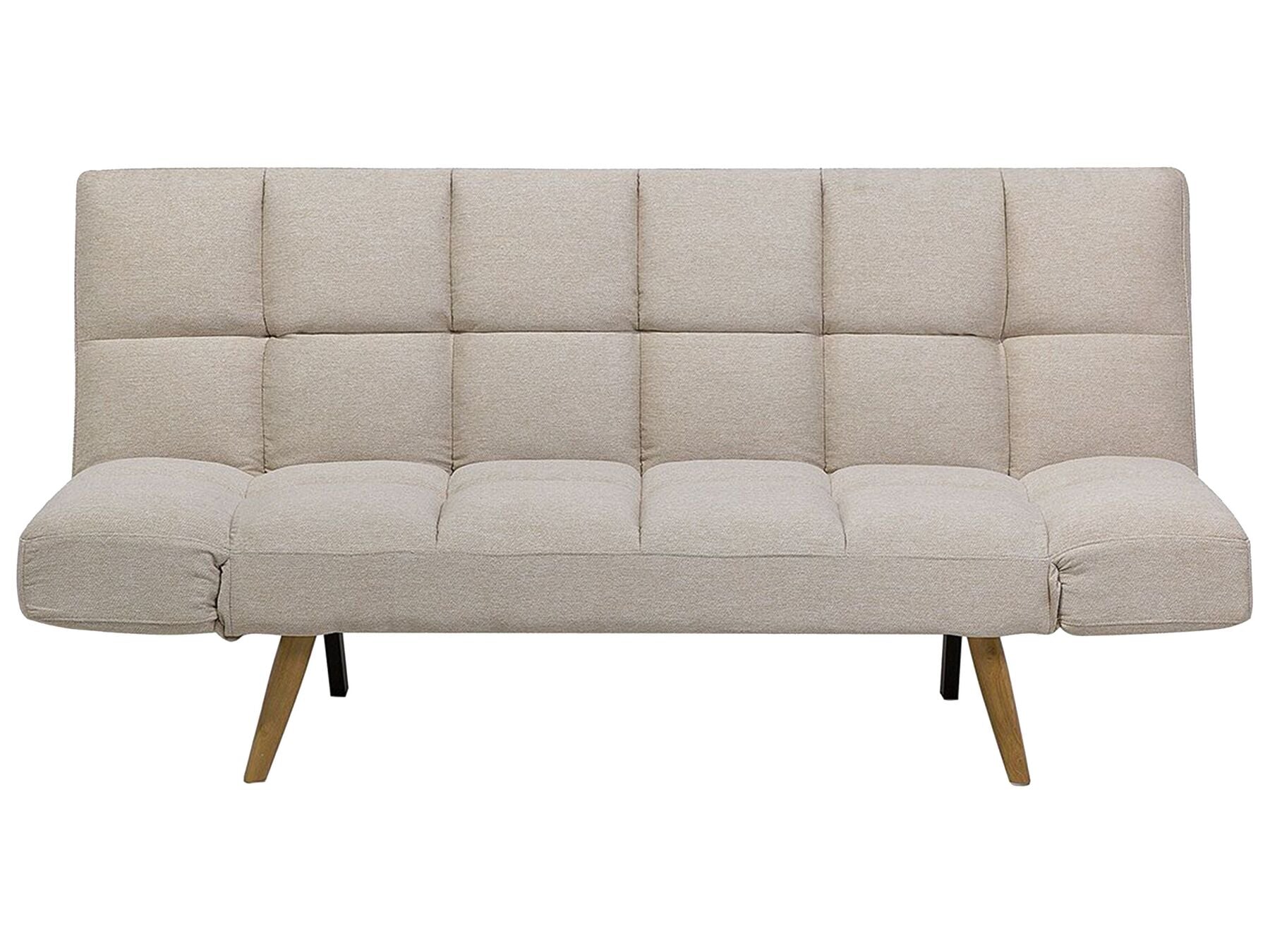 Sofa Bed INGARO Fabric Beige 2 Seater