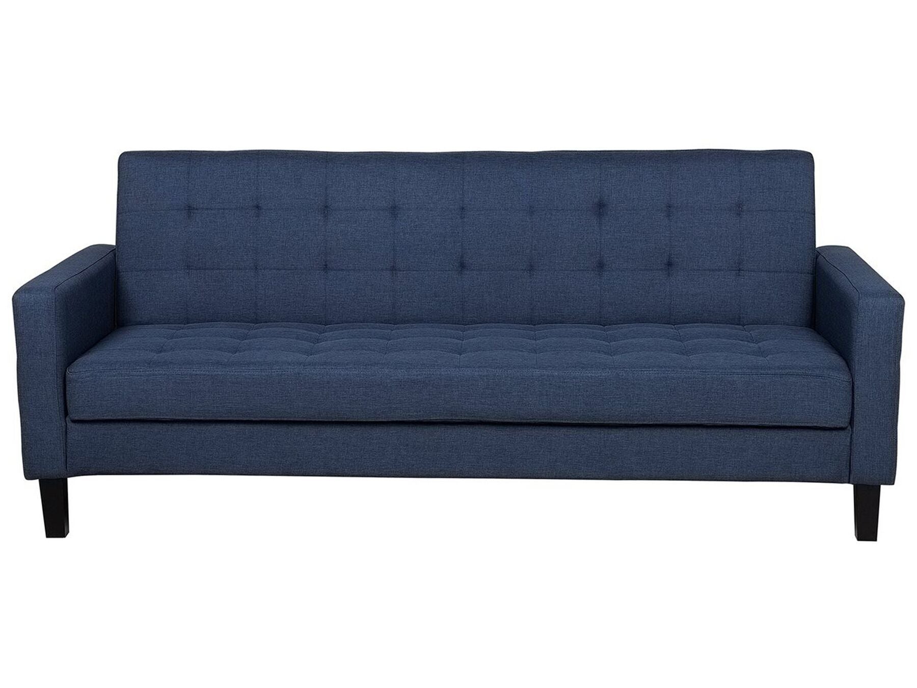 Sofa Bed VEHKOO Fabric Dark Blue 3 Seater