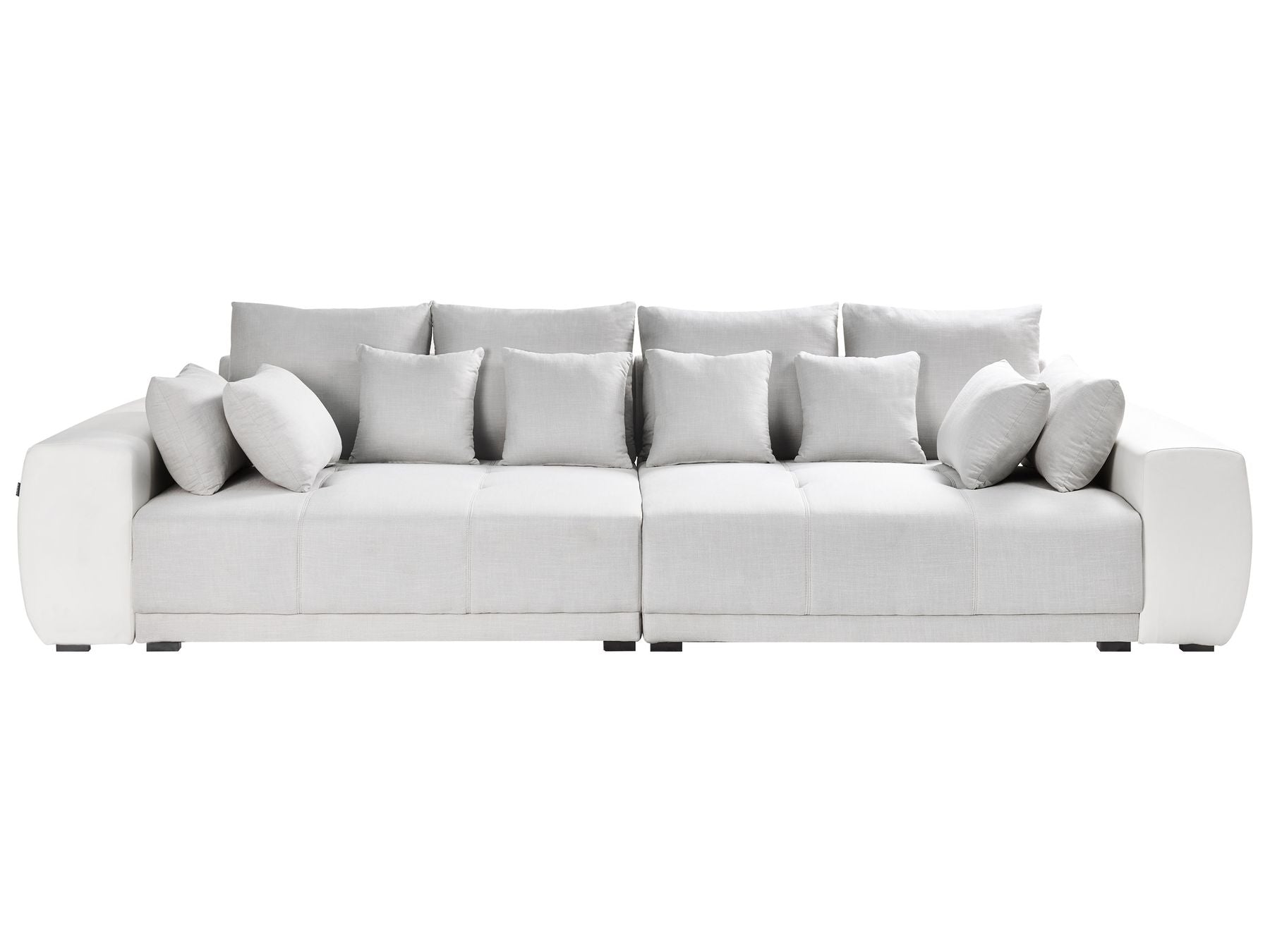 Sofa TORPO Fabric Light Beige 4 Seater