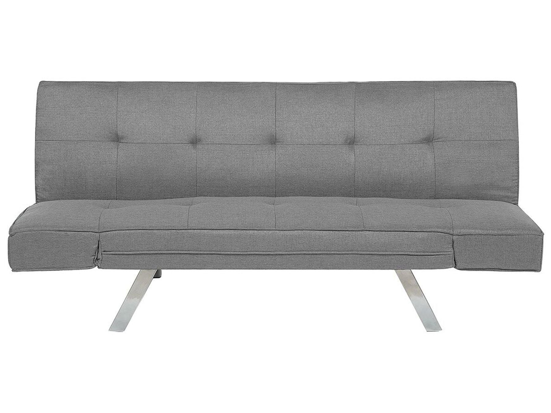 Sofa Bed BRISTOL Fabric Light Grey 3 Seater
