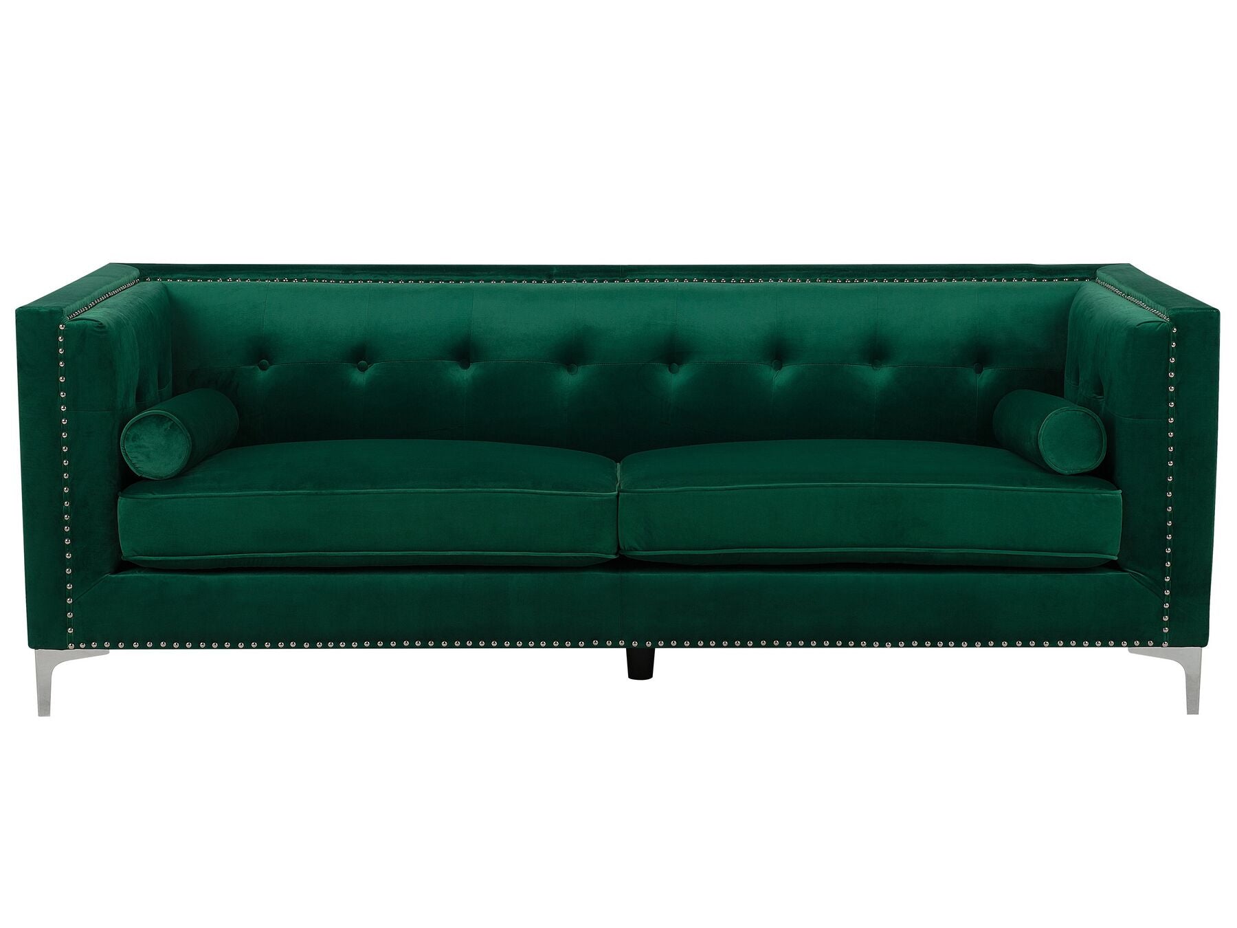 3 Seater Velvet Sofa Emerald Green AVALDSENES