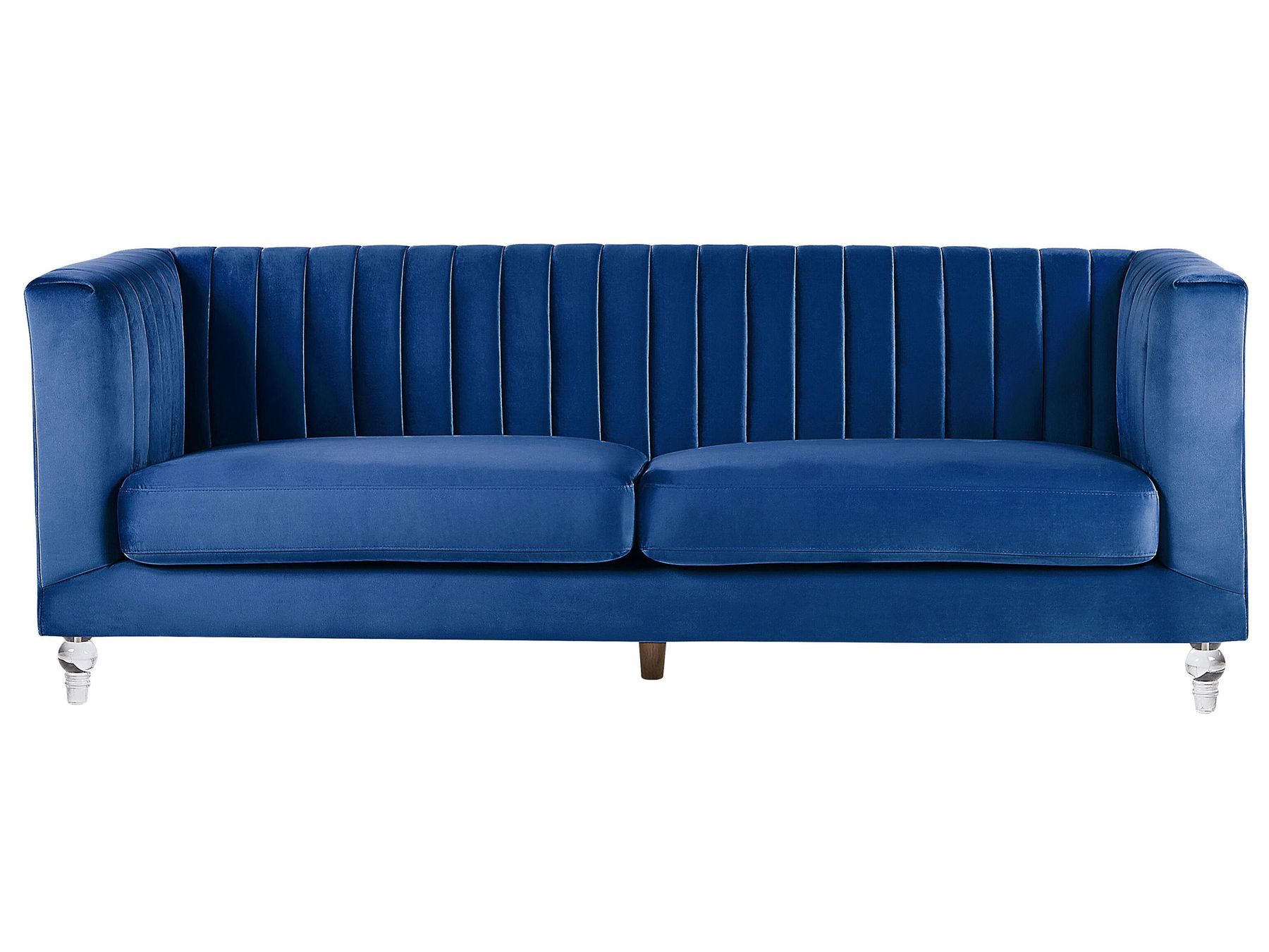 Fabric Sofa Navy Blue ARVIKA