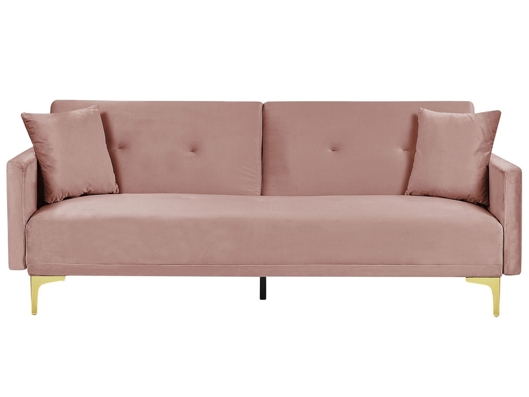 Sofa Bed LUCAN Velvet Pink 3 Seater