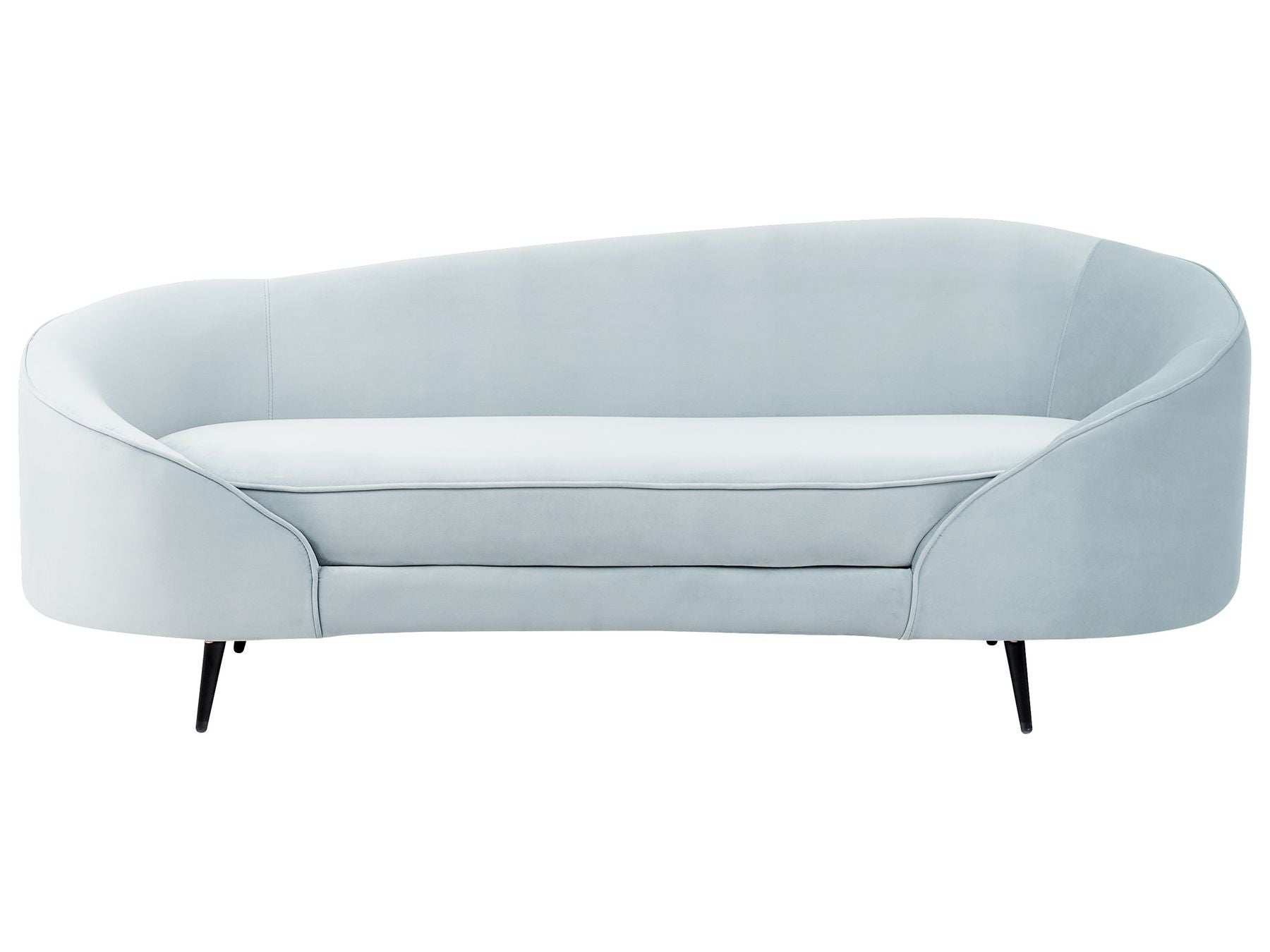 Velvet Sofa Light Blue SAVAR