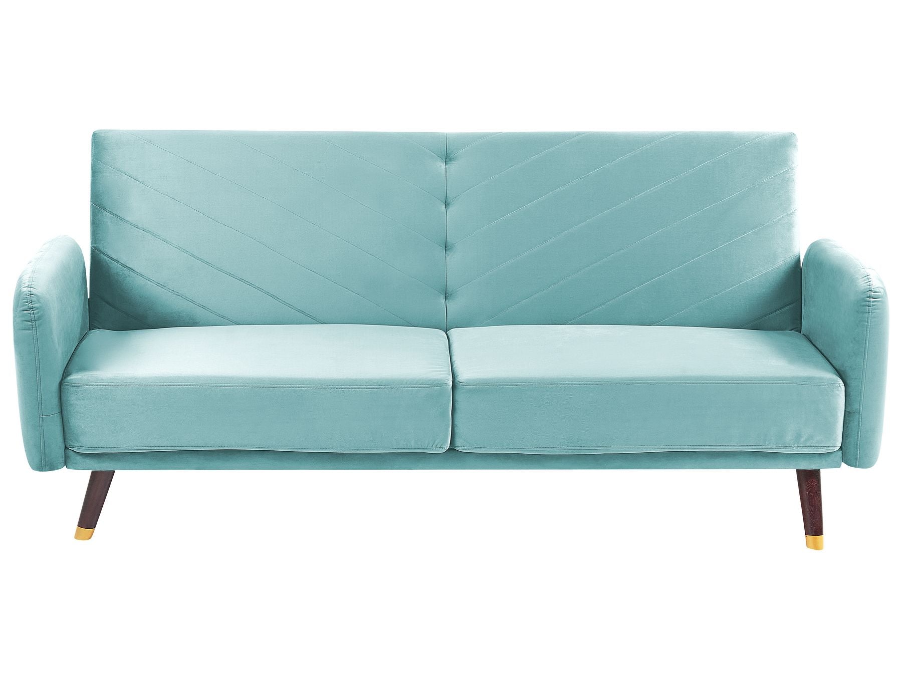 Sofa Bed SENJA Velvet Light Blue 3 Seater