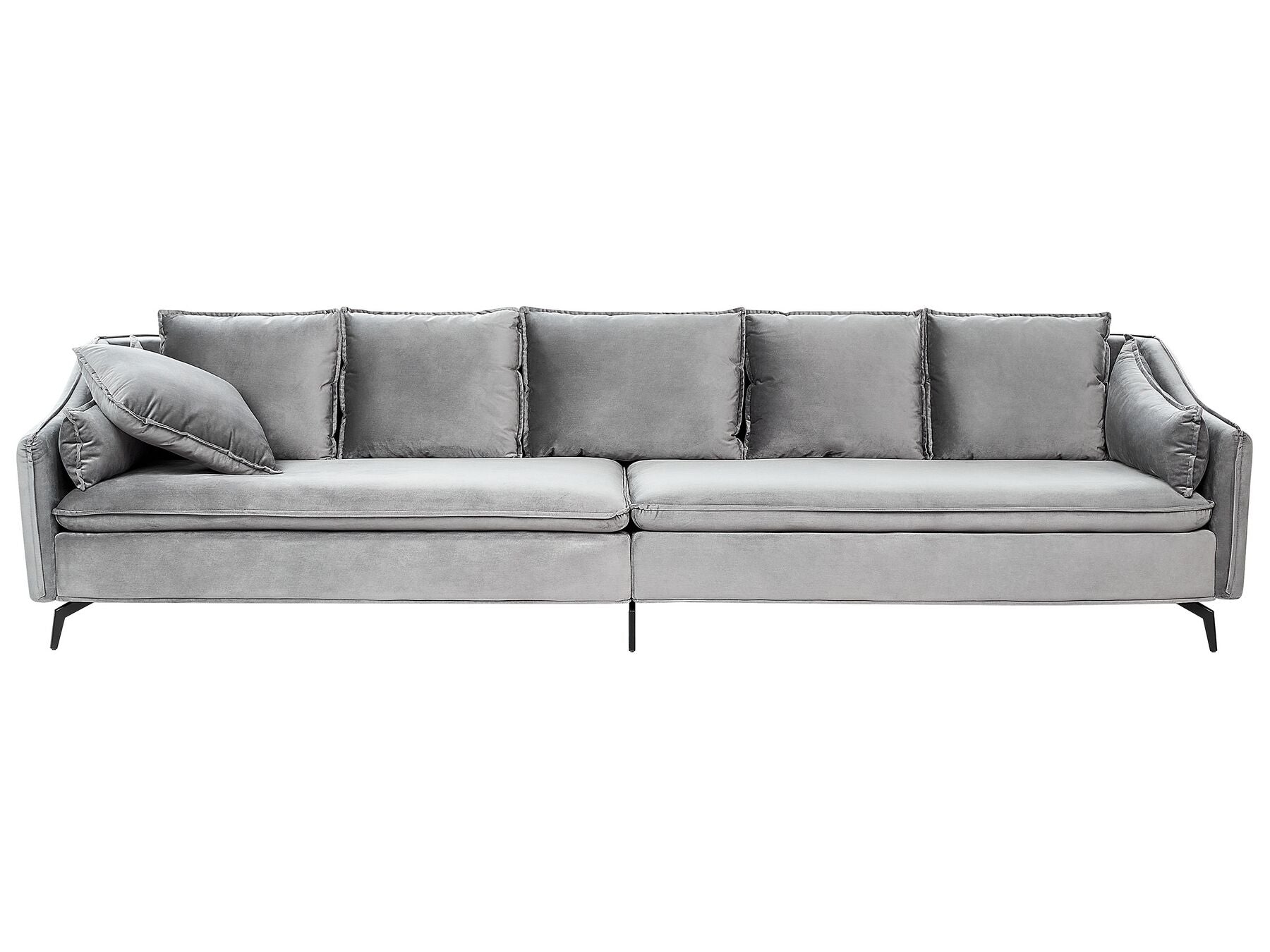 Velvet Sofa Light Grey AURE