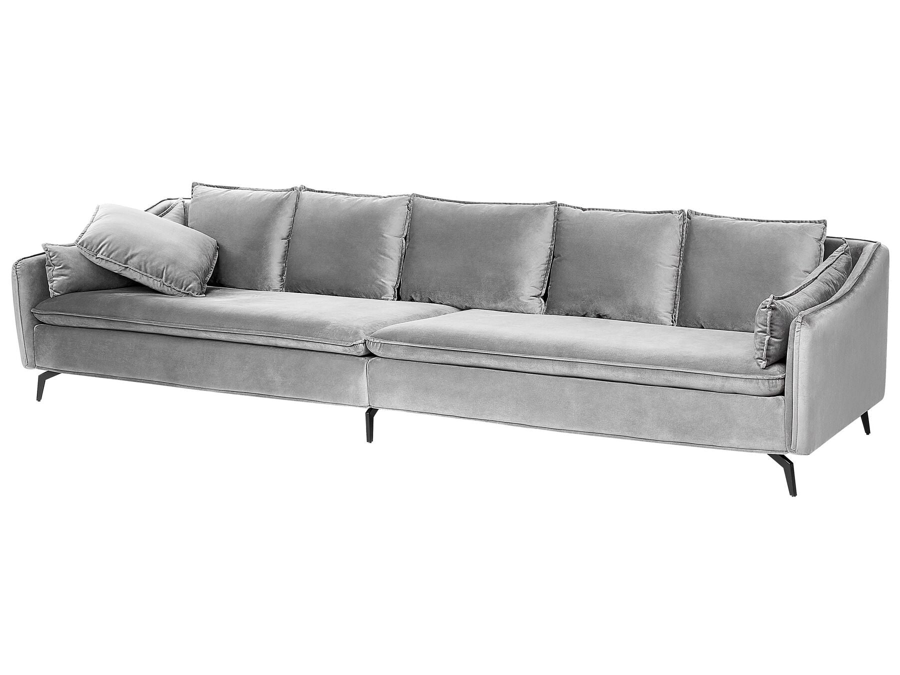 Velvet Sofa Light Grey AURE