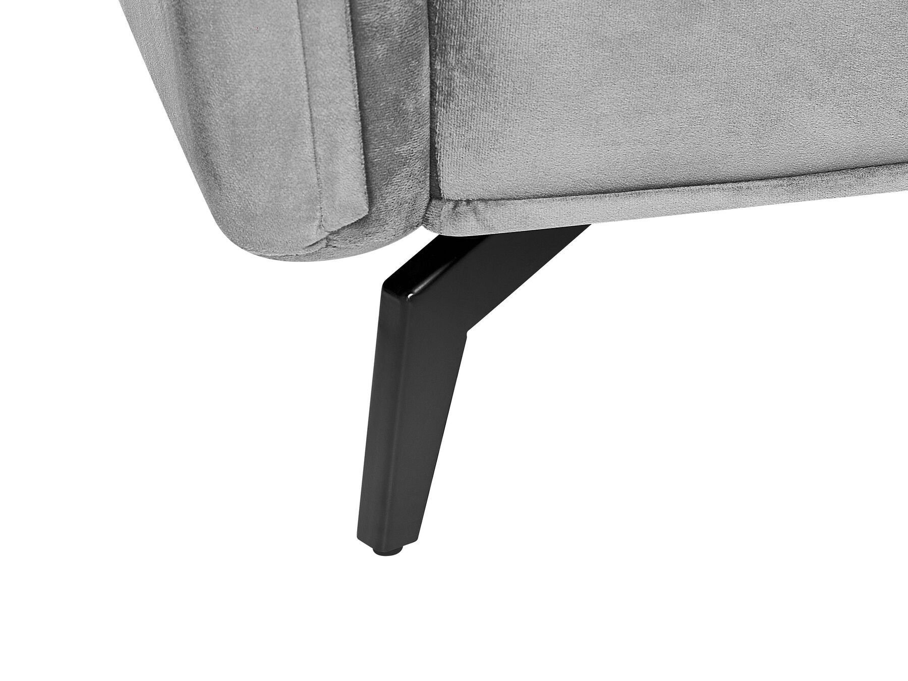 Velvet Sofa Light Grey AURE