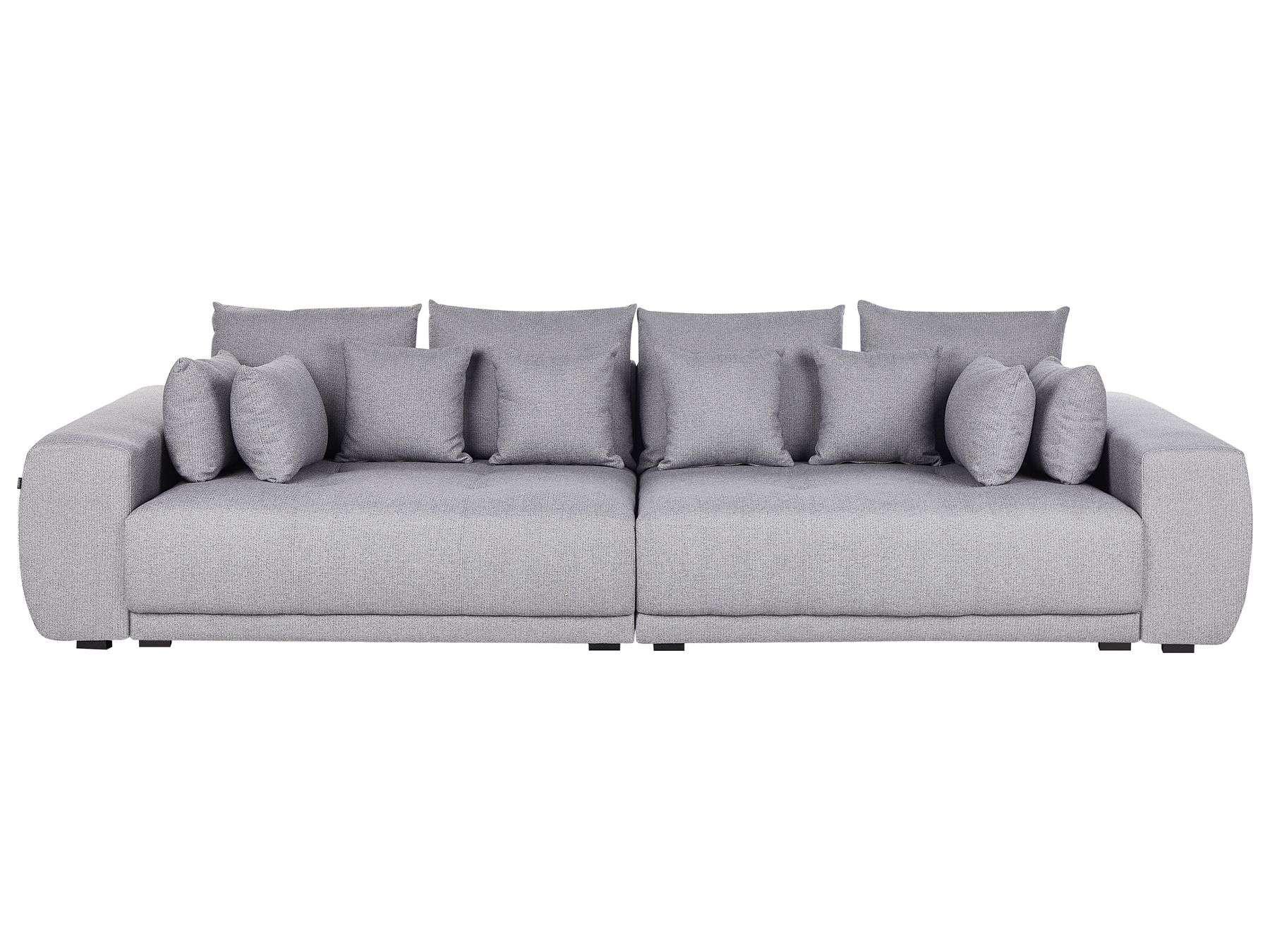 4 Seater Fabric Sofa Grey TORPO