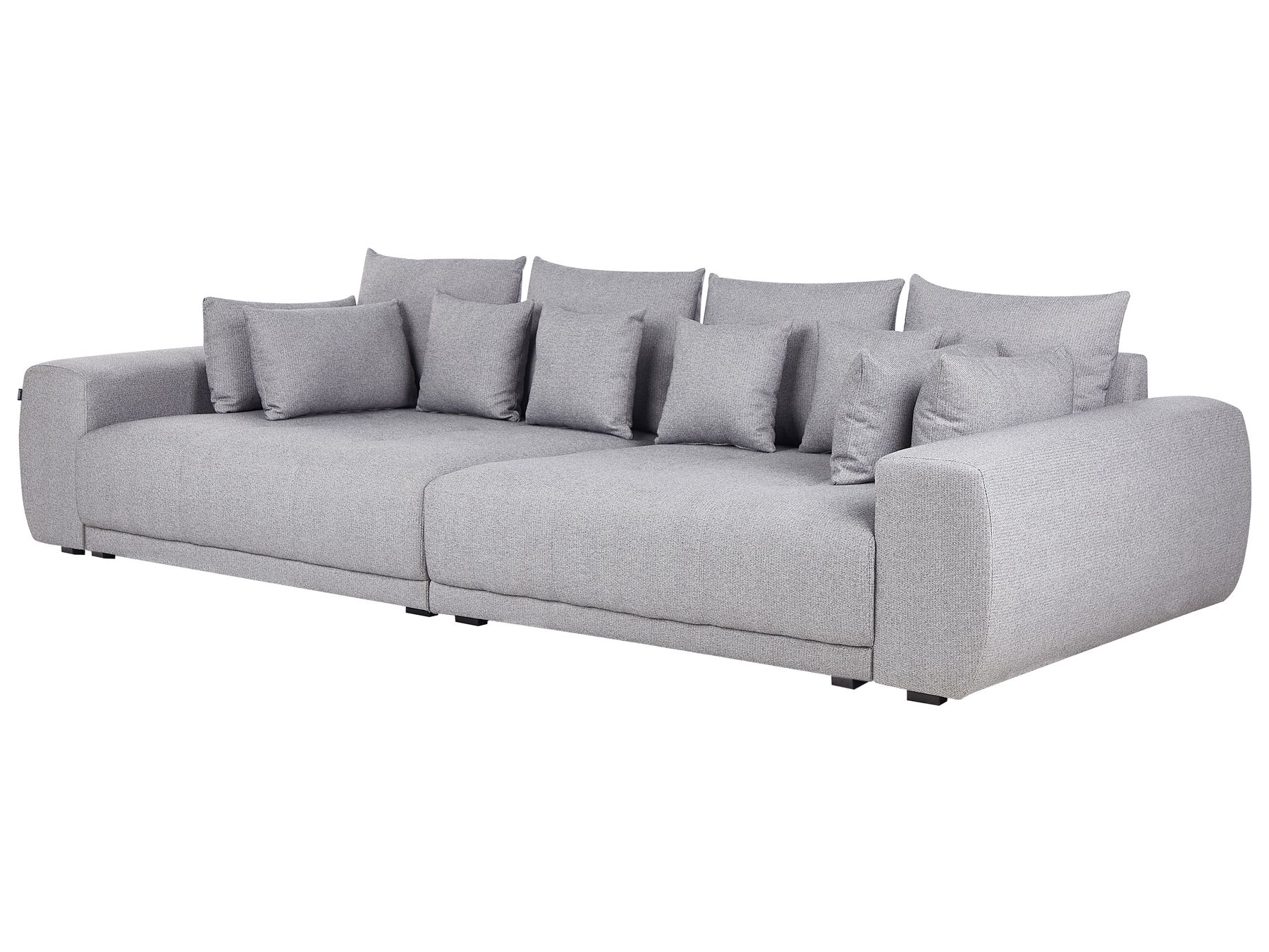 4 Seater Fabric Sofa Grey TORPO