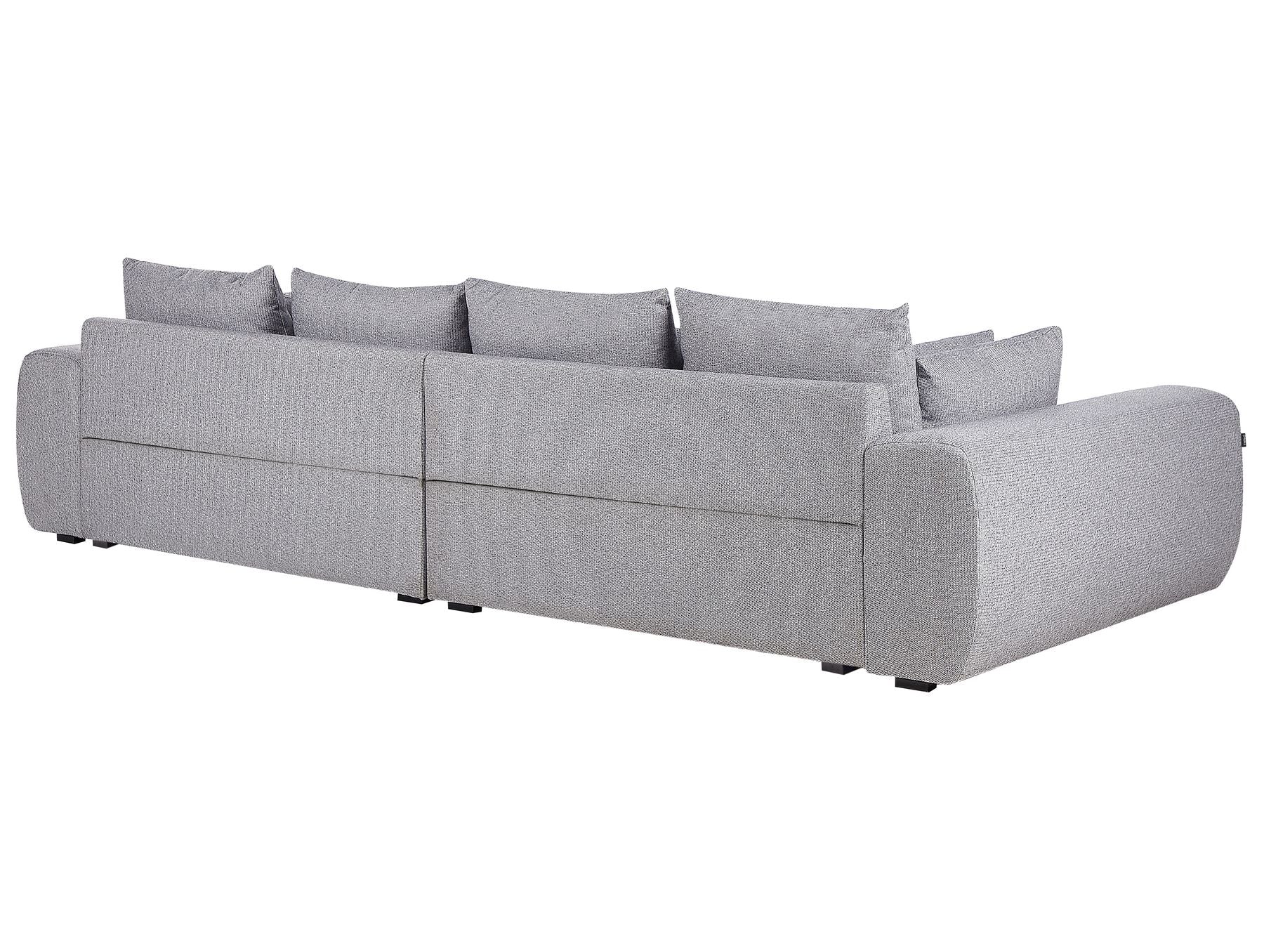 4 Seater Fabric Sofa Grey TORPO