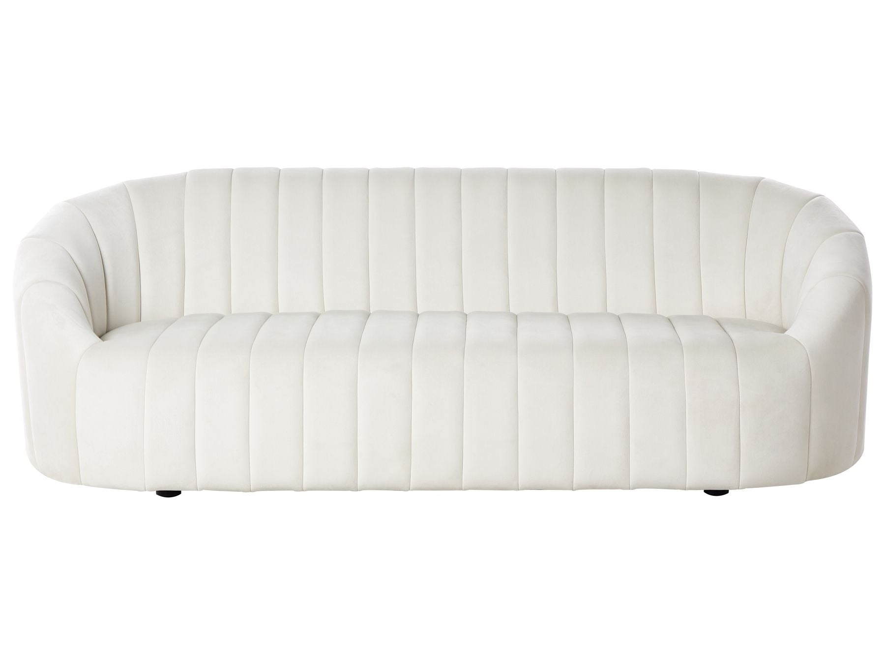 3 Seater Velvet Sofa Off-White MALUNG