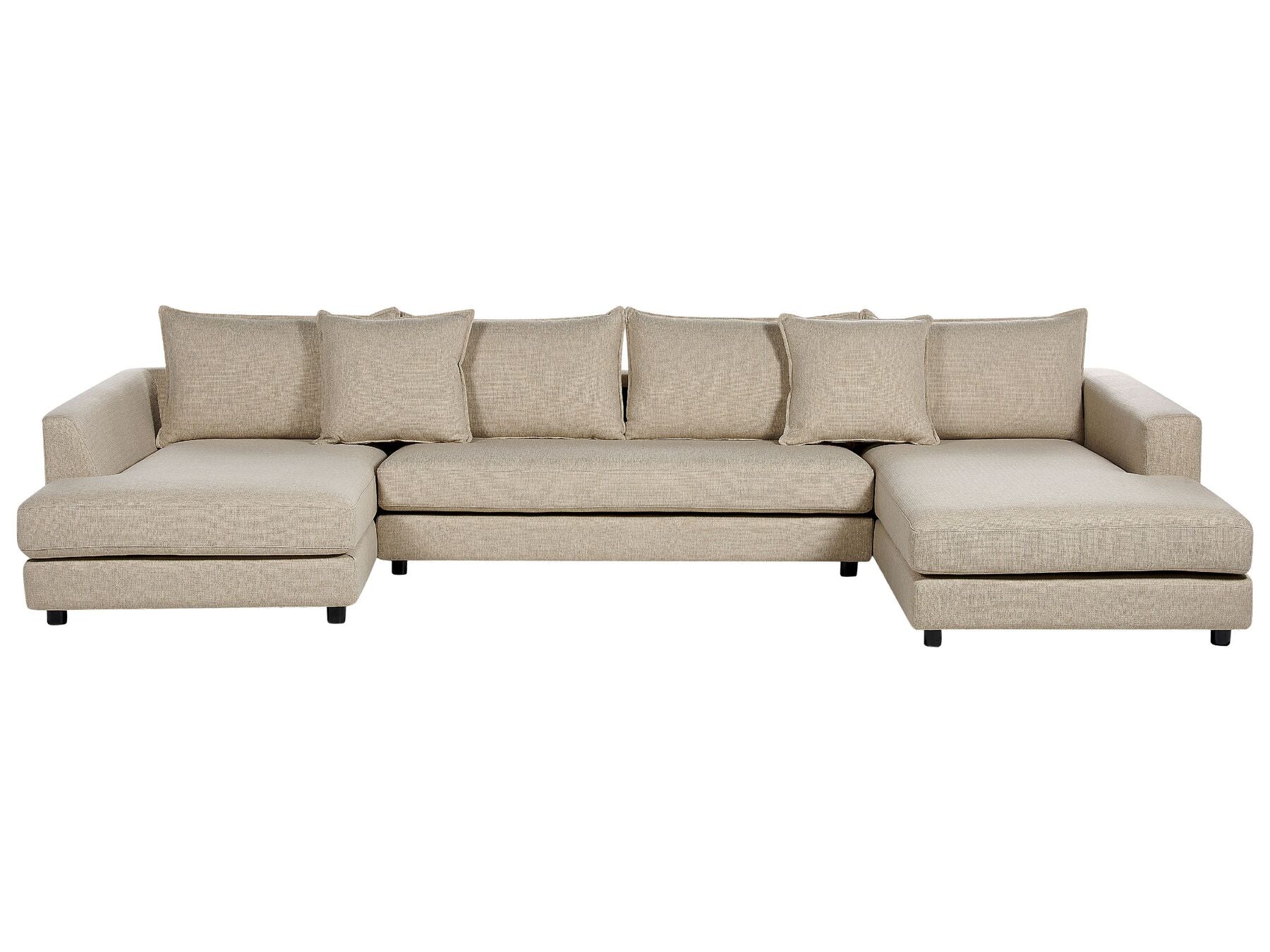 Corner Sofa LILVIKEN Fabric Beige 5 Seater