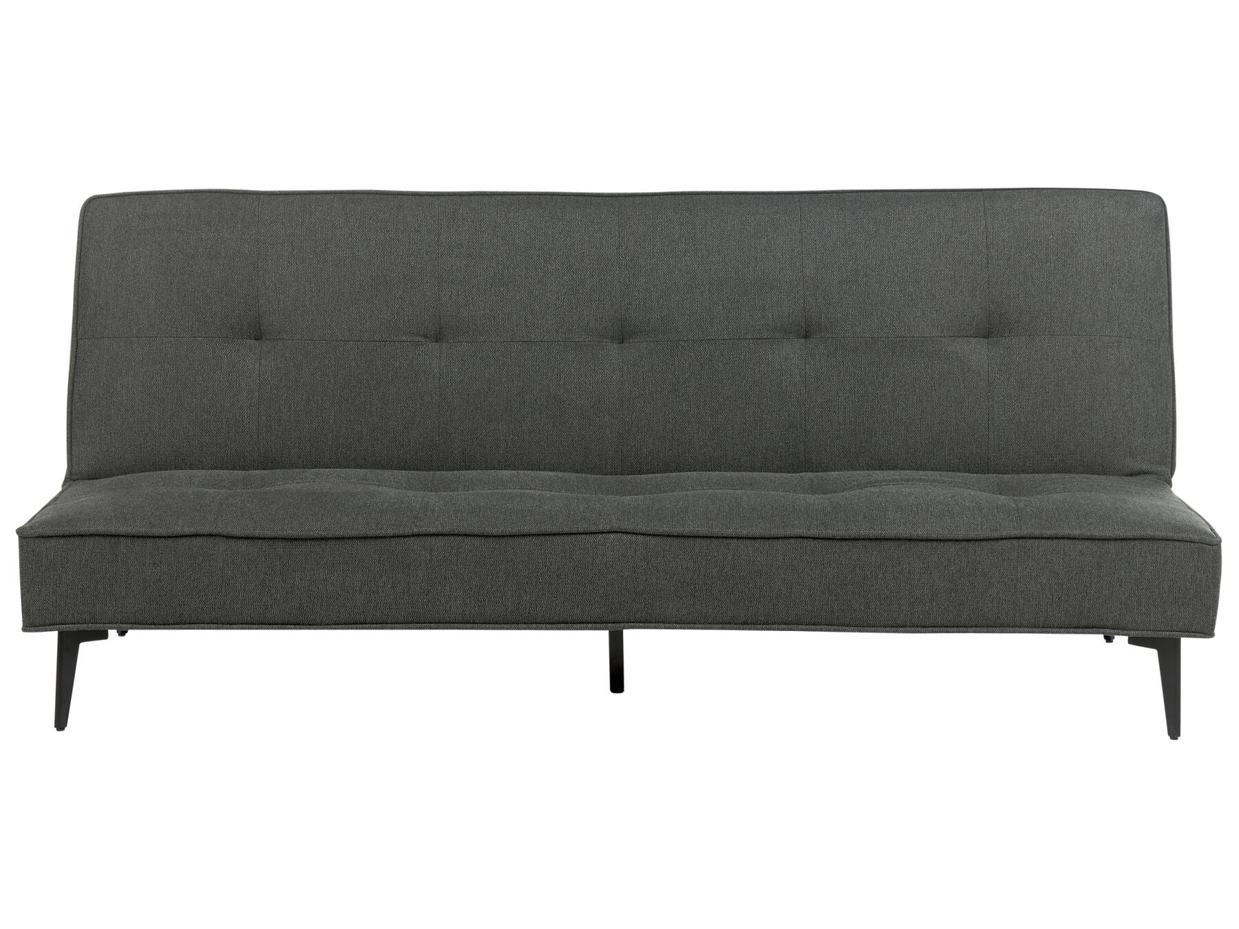 Sofa Bed ESSVIK Fabric Dark Grey 3 Seater