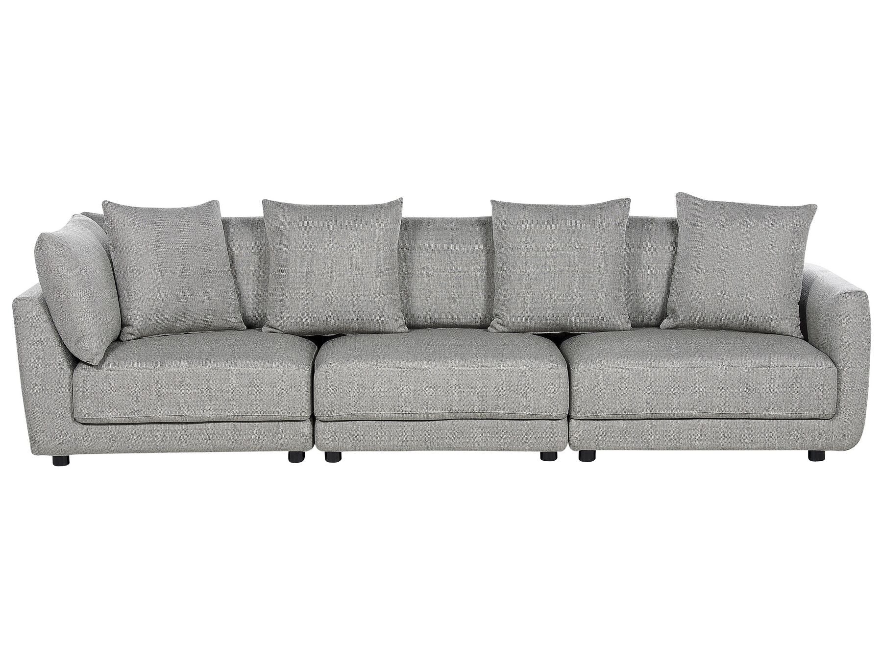 3 Seater Fabric Sofa Light Grey SIGTUNA