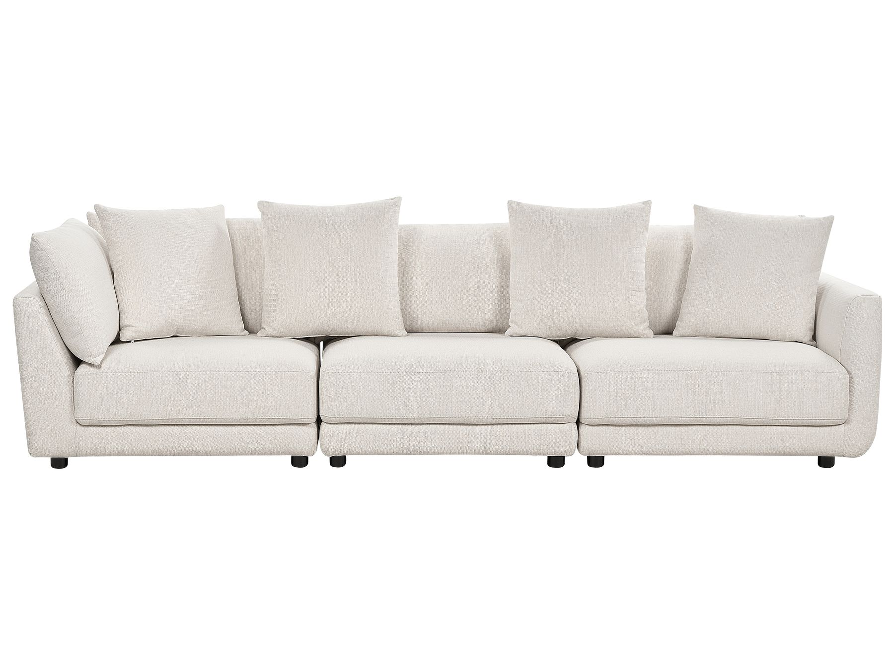 3 Seater Fabric Sofa Off-White SIGTUNA