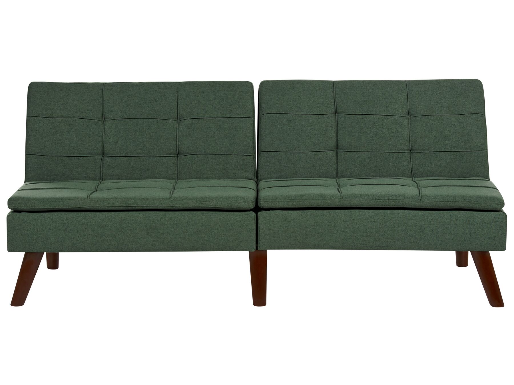 Sofa Bed RONNE Fabric Dark Green 3 Seater