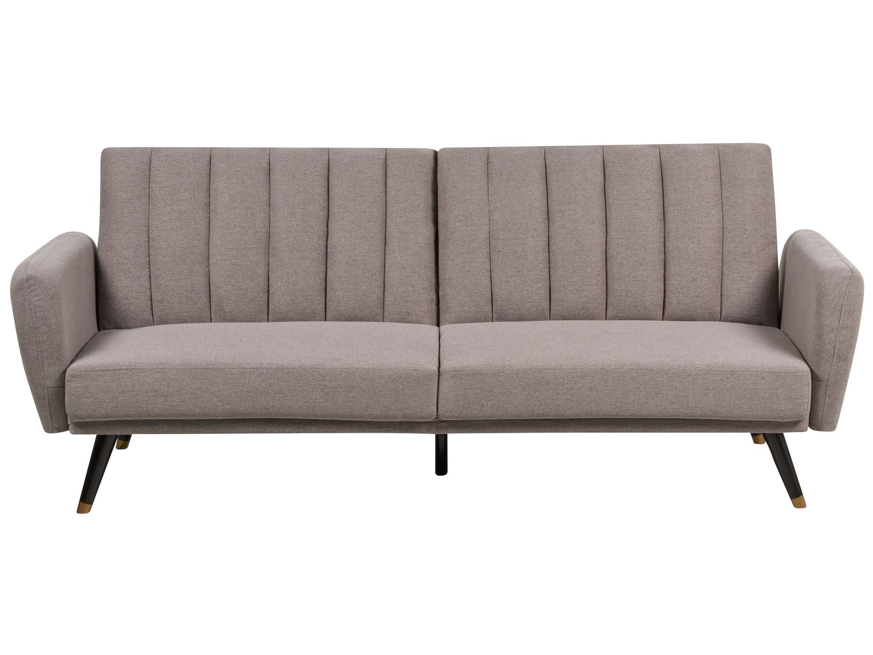 Sofa Bed VIMMERBY Fabric Light Brown 3 Seater