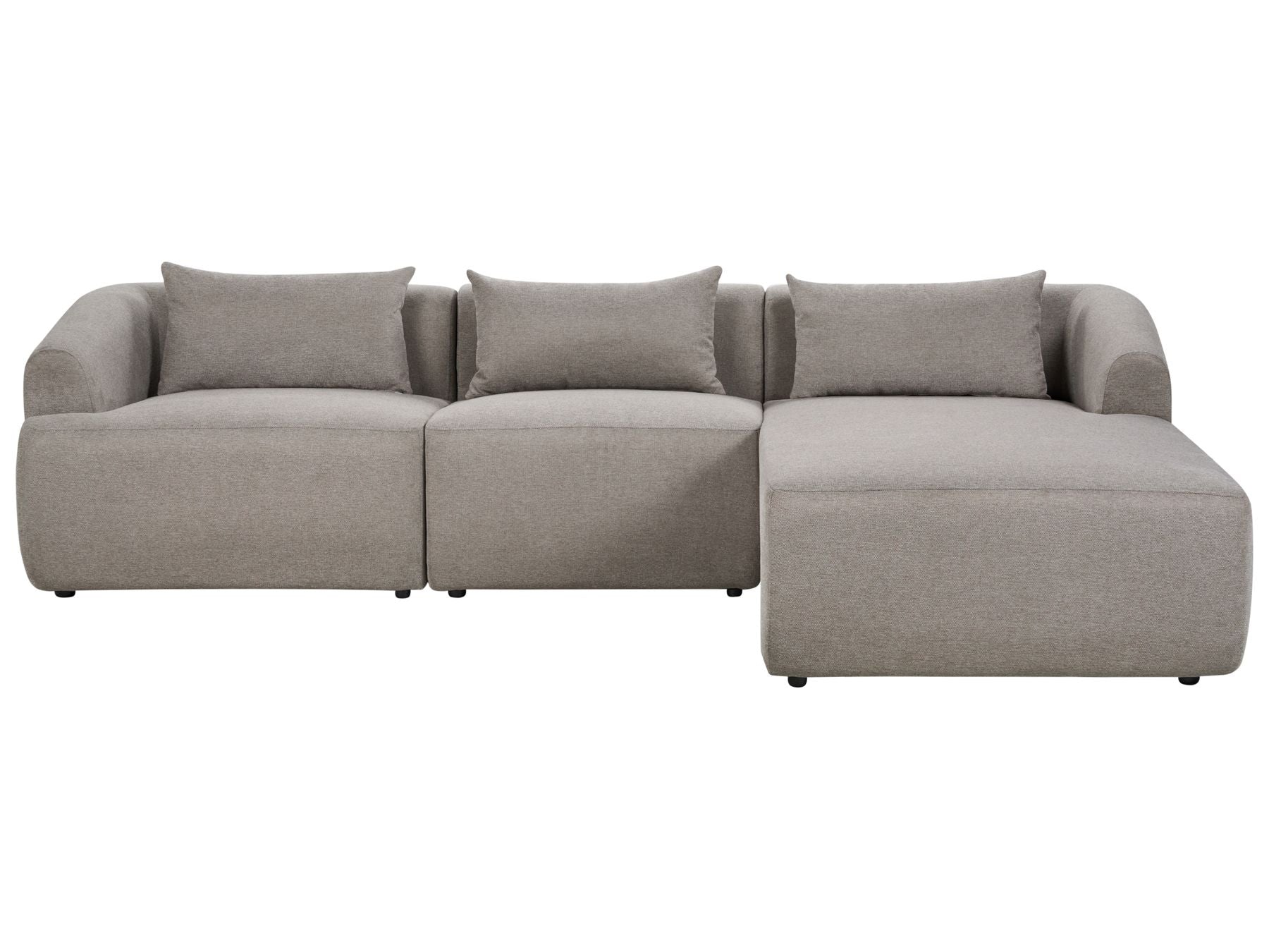 Corner Sofa SVANSELE Fabric Taupe 3 Seater Left Hand