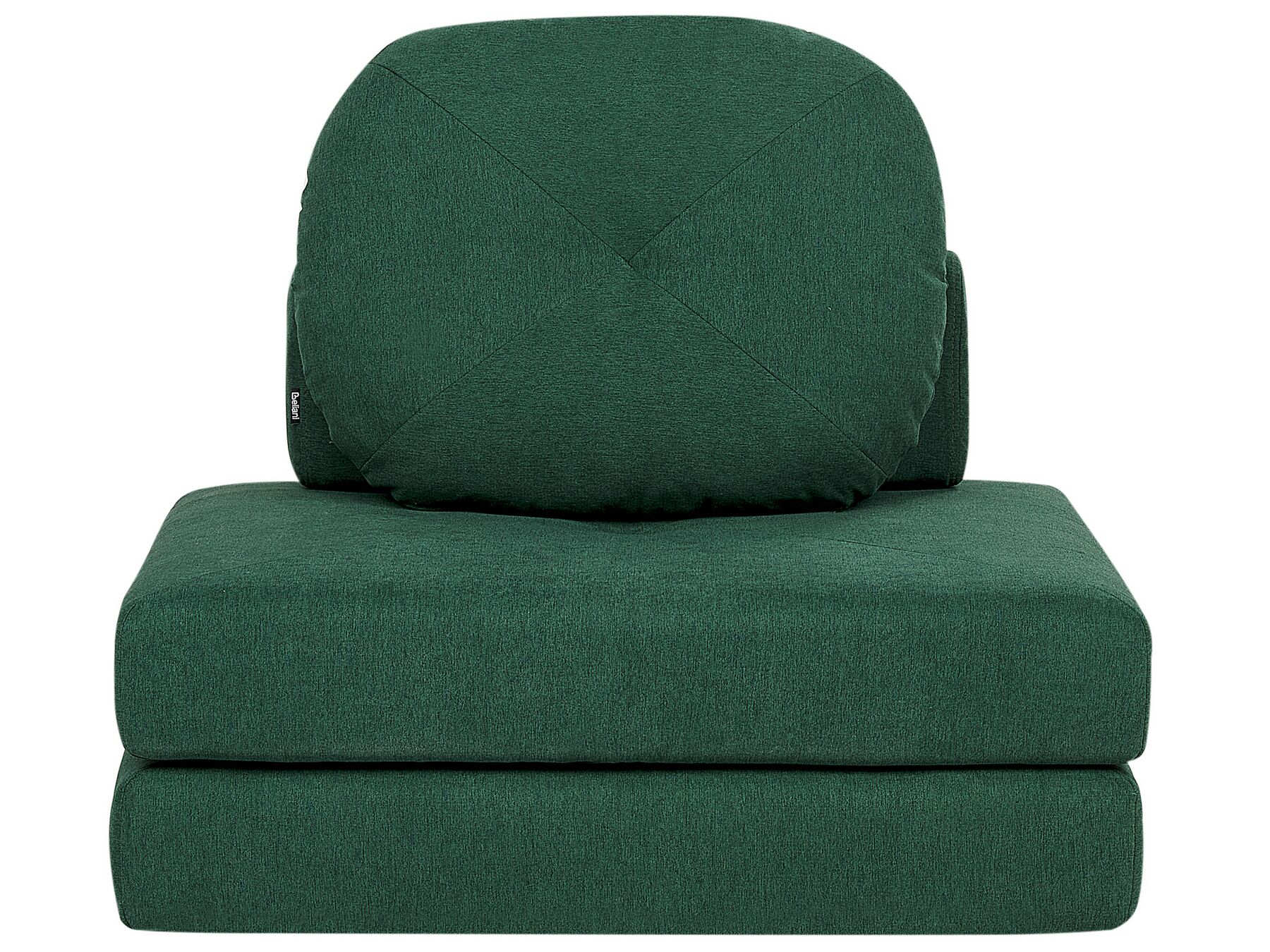 Single Sofa Bed OLDEN Fabric Dark Green