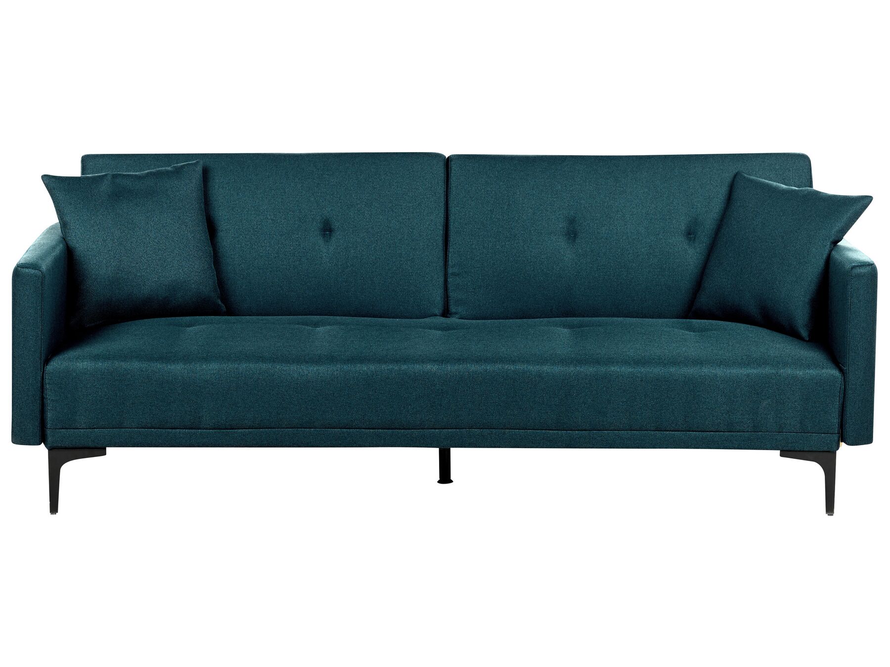 Sofa Bed LUCAN Fabric Blue 3 Seater
