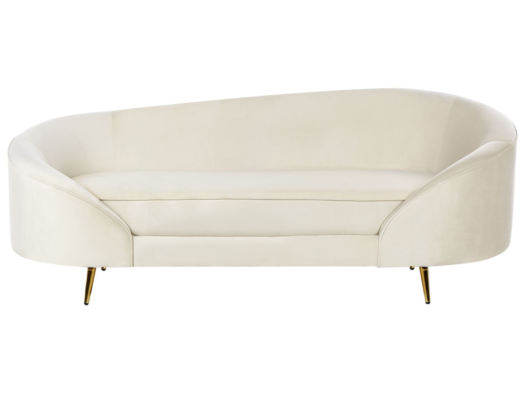 Velvet Sofa Beige SAVAR