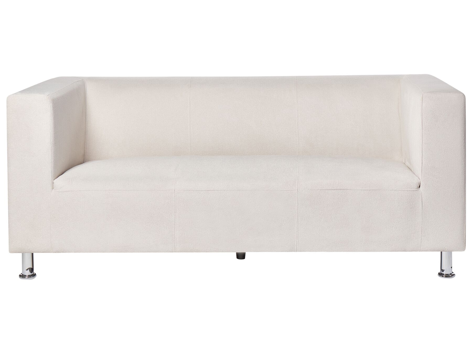 3 Seater Fabric Sofa White FLORO
