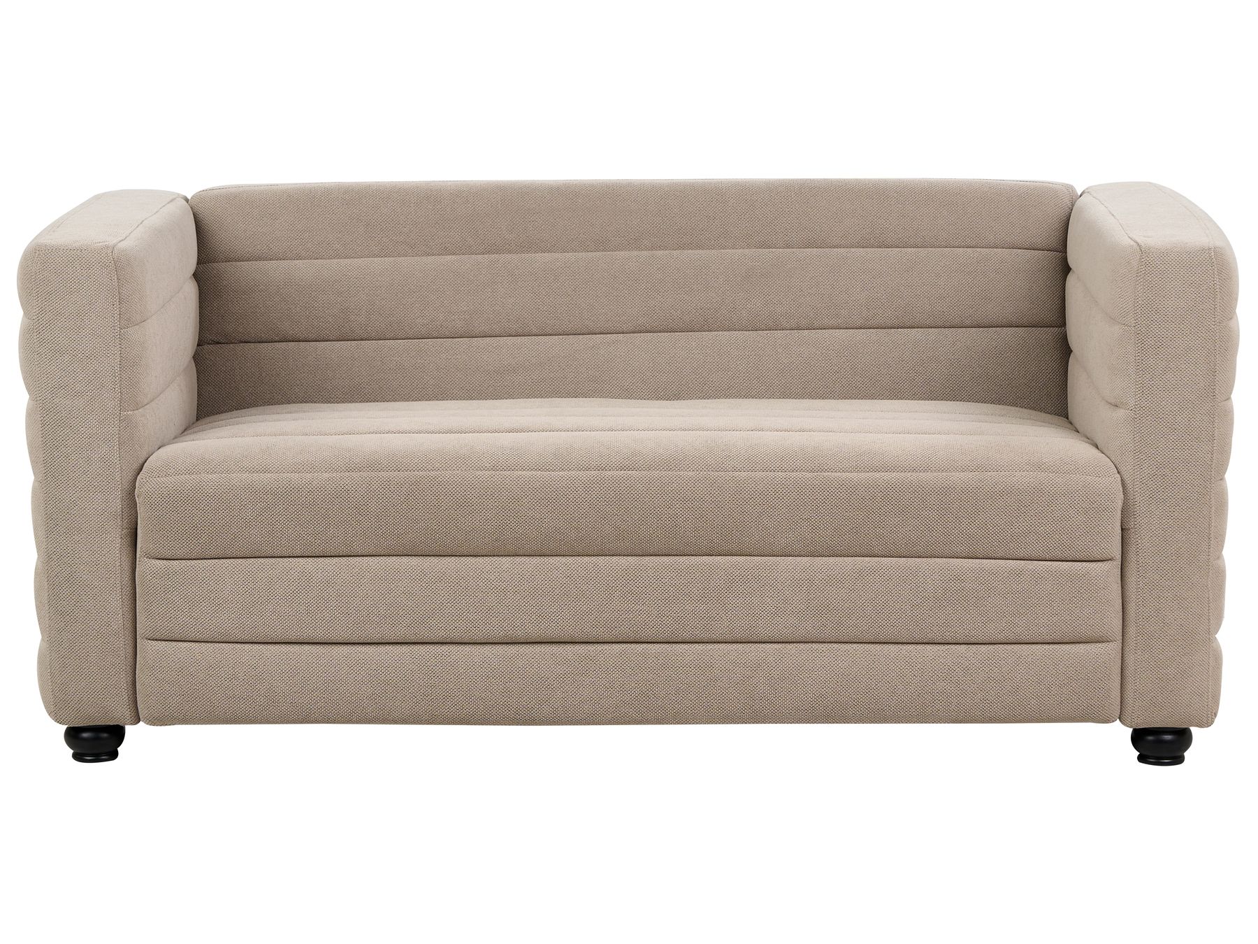 2 Seater Fabric Sofa Taupe HOFN