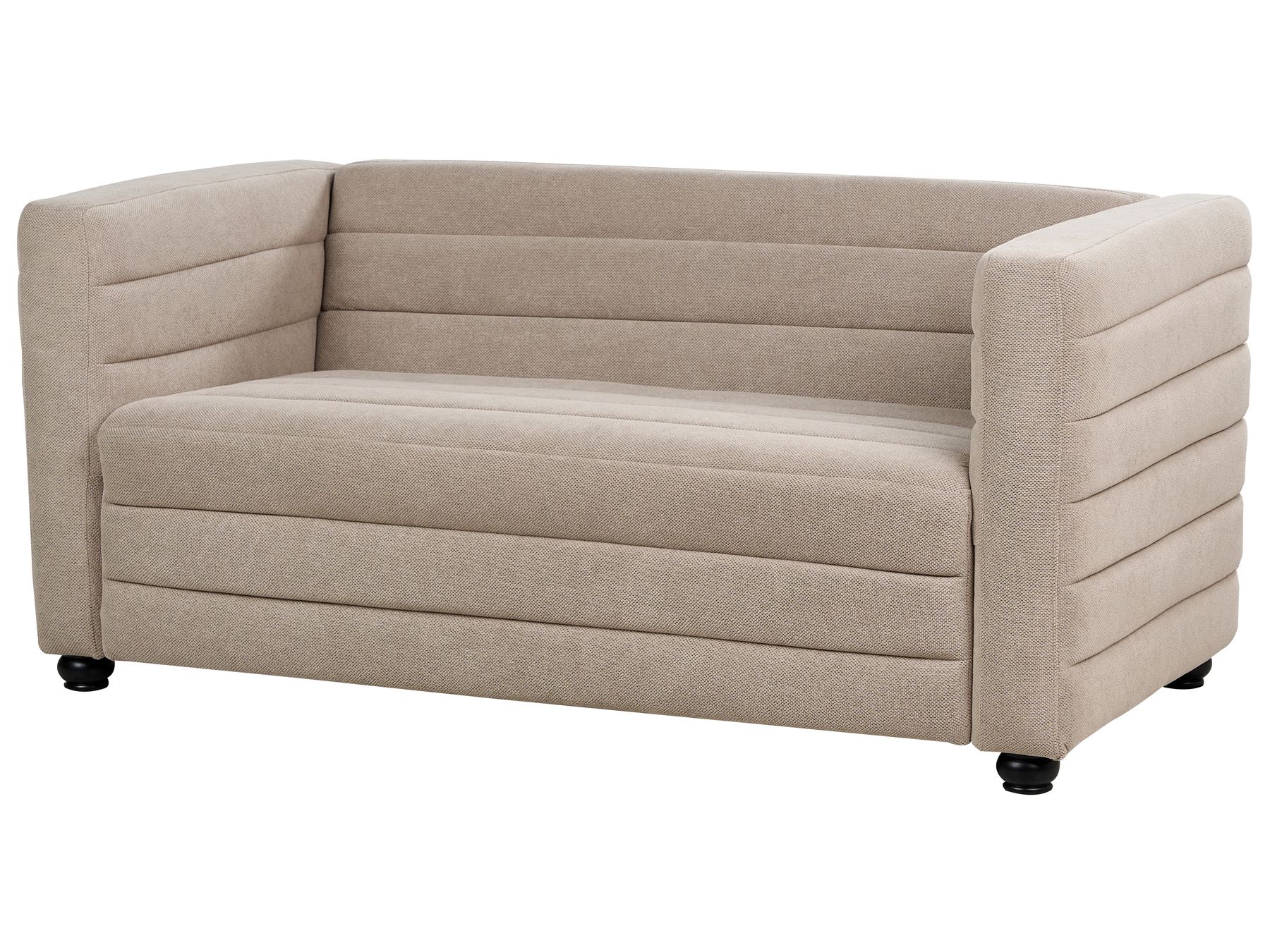 2 Seater Fabric Sofa Taupe HOFN