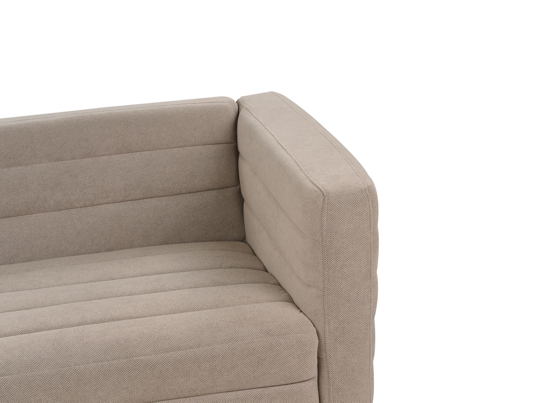 2 Seater Fabric Sofa Taupe HOFN