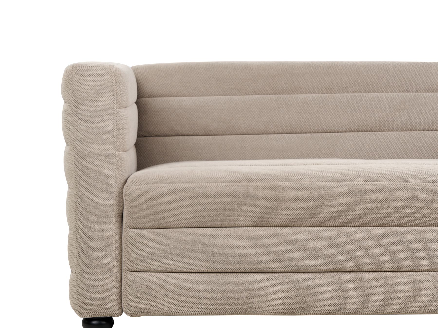 2 Seater Fabric Sofa Taupe HOFN