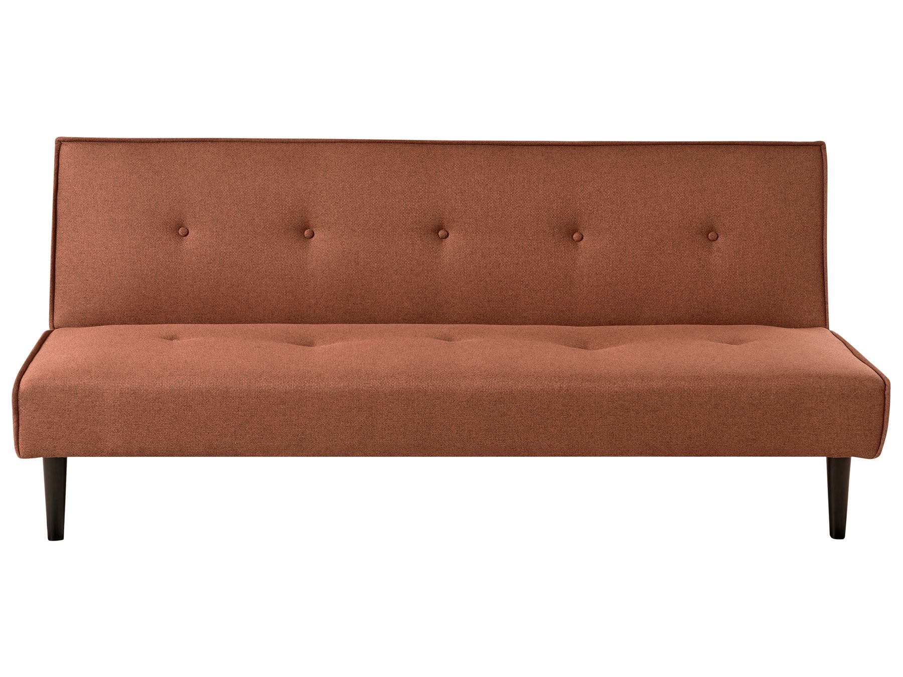 Sofa Bed VISBY Fabric Golden Brown 3 Seater
