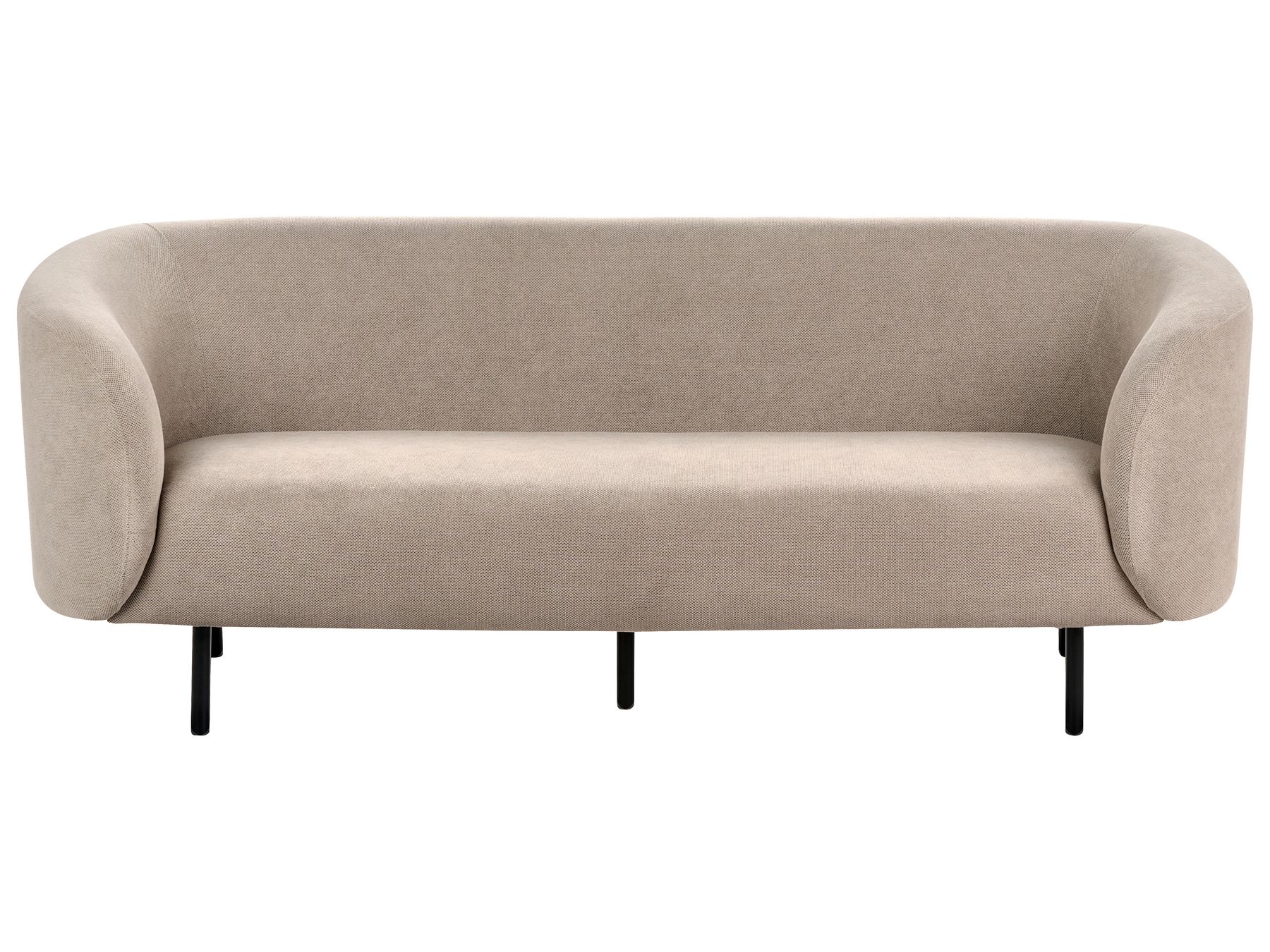 3 Seater Fabric Sofa Taupe LOEN