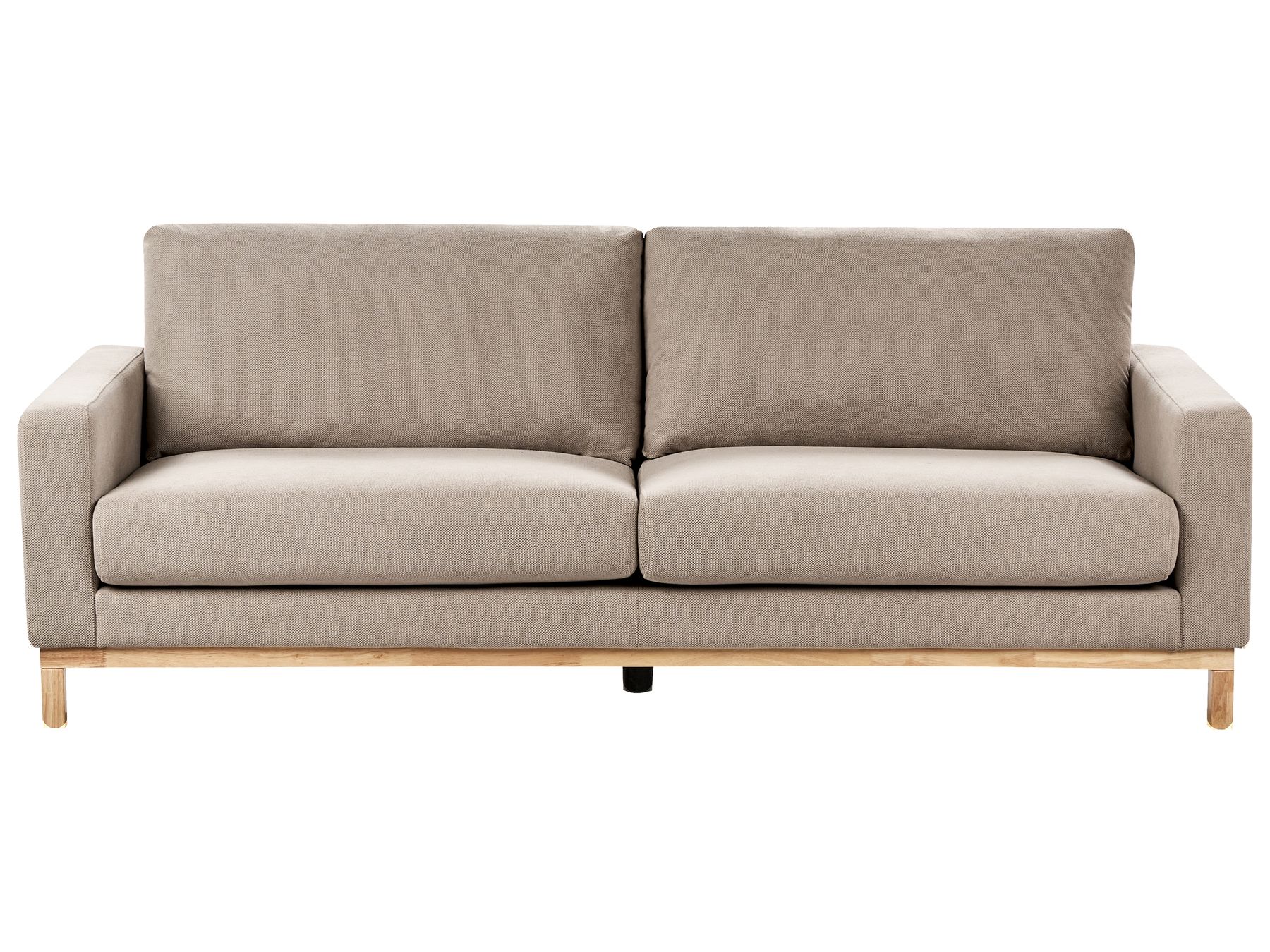 3 Seater Fabric Sofa Taupe SIGGARD
