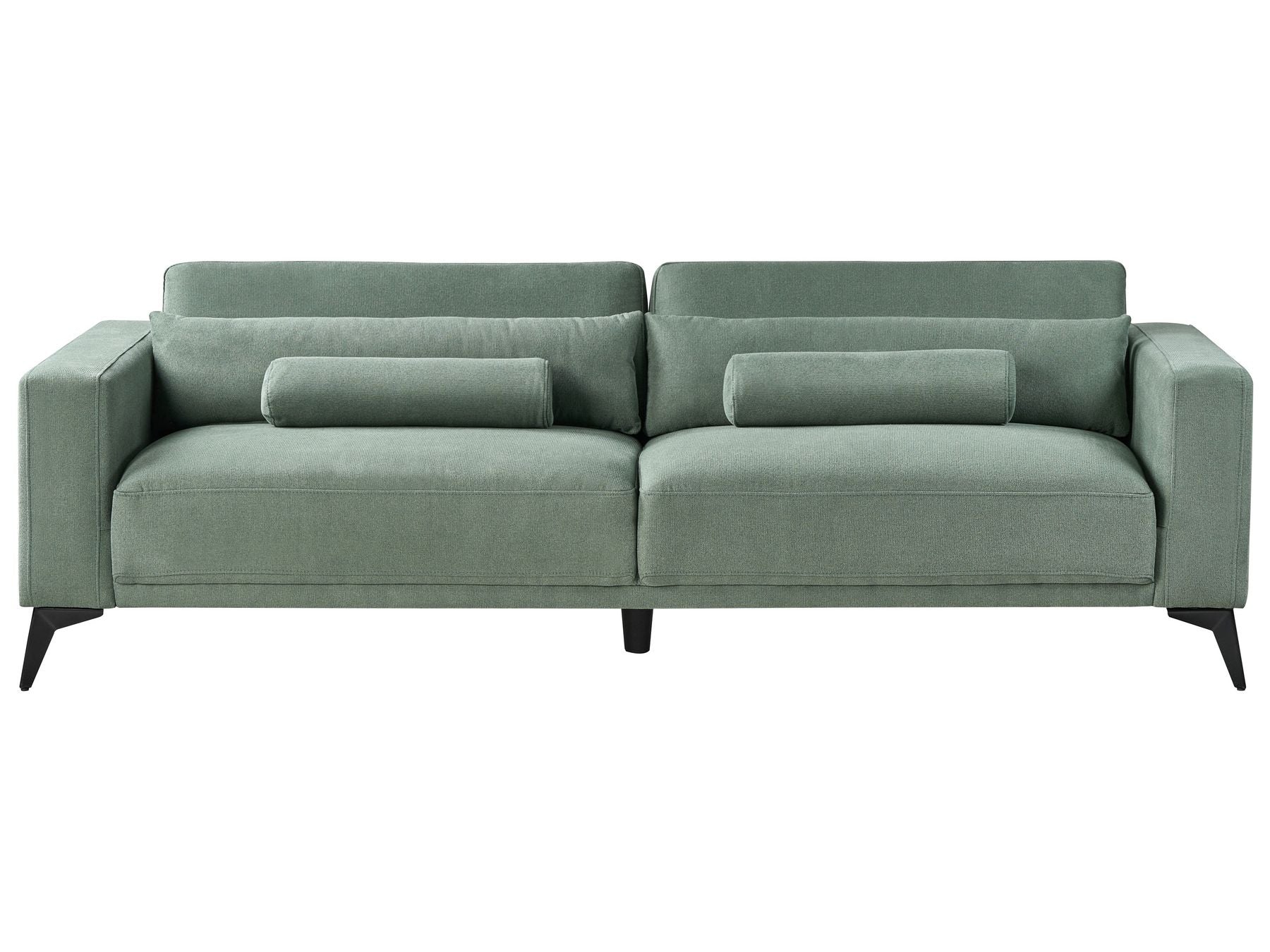 3 Seater Fabric Sofa Green ANGE