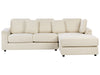 Corner Sofa Fabric Light Beige 4 Seater Left Hand
