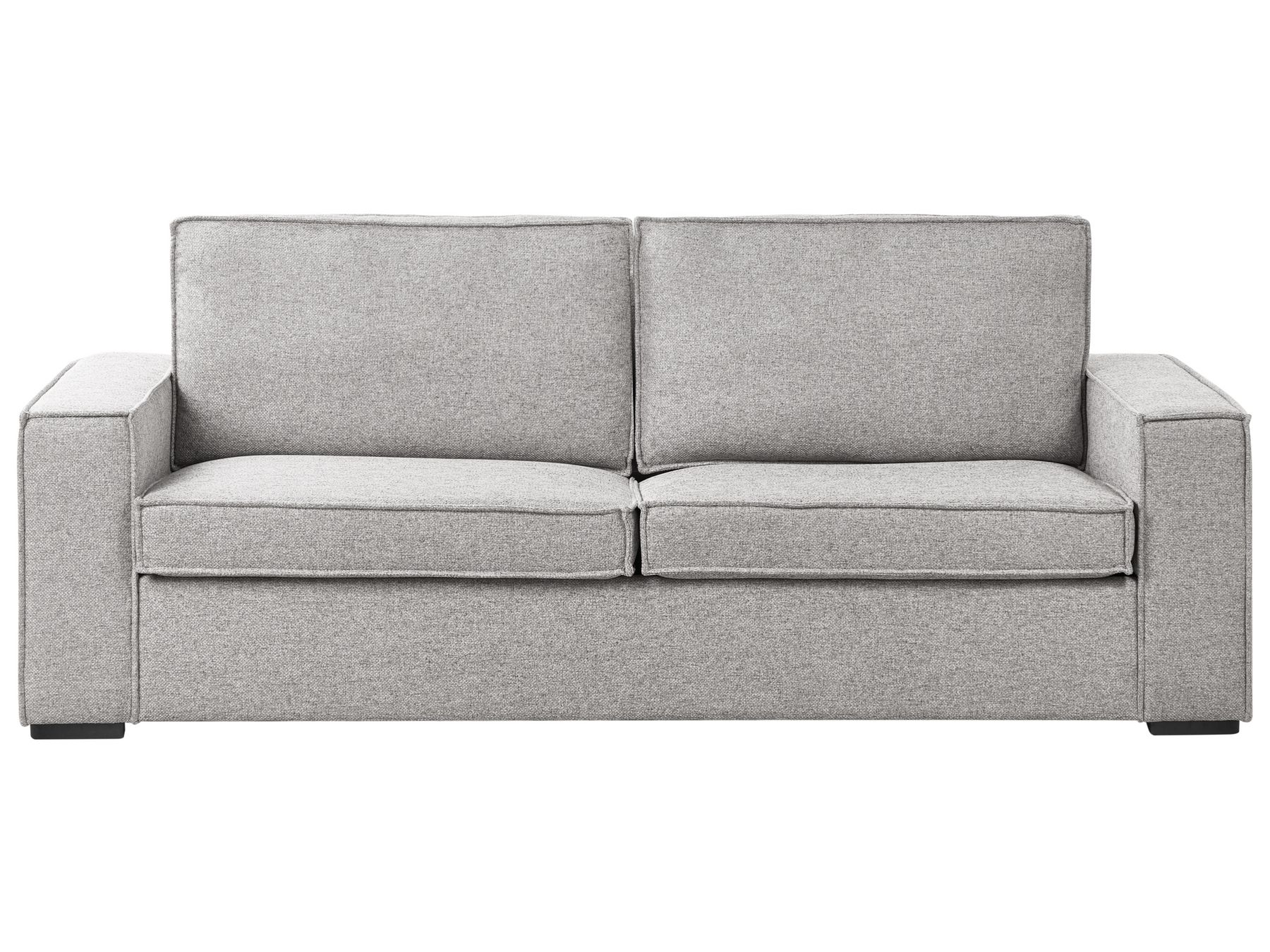 Sofa Bed VUOKATTI Fabric Light Grey 3 Seater