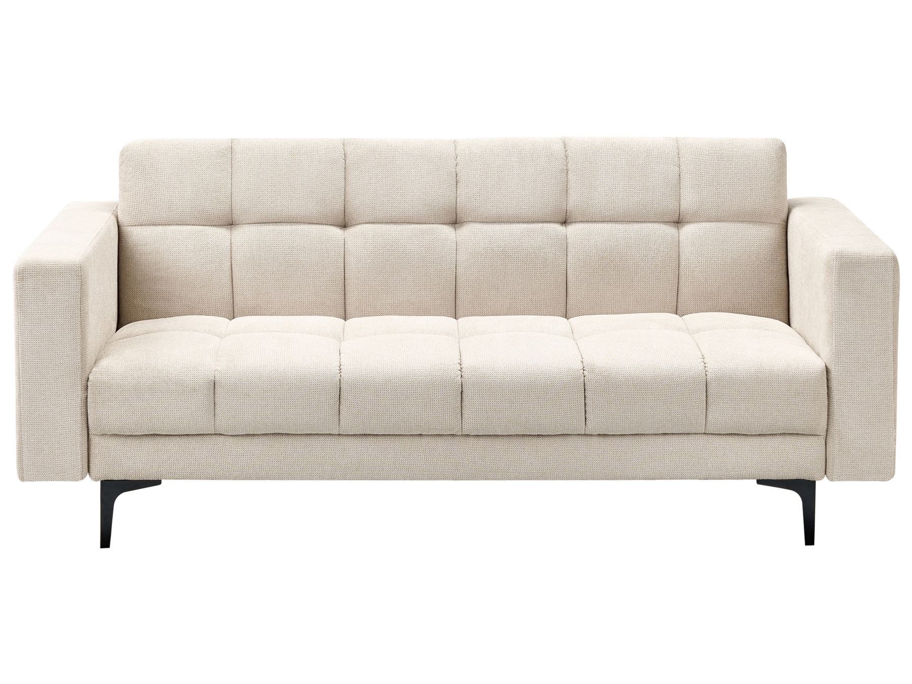 Sofa Bed ALNES Fabric Beige 3 Seater