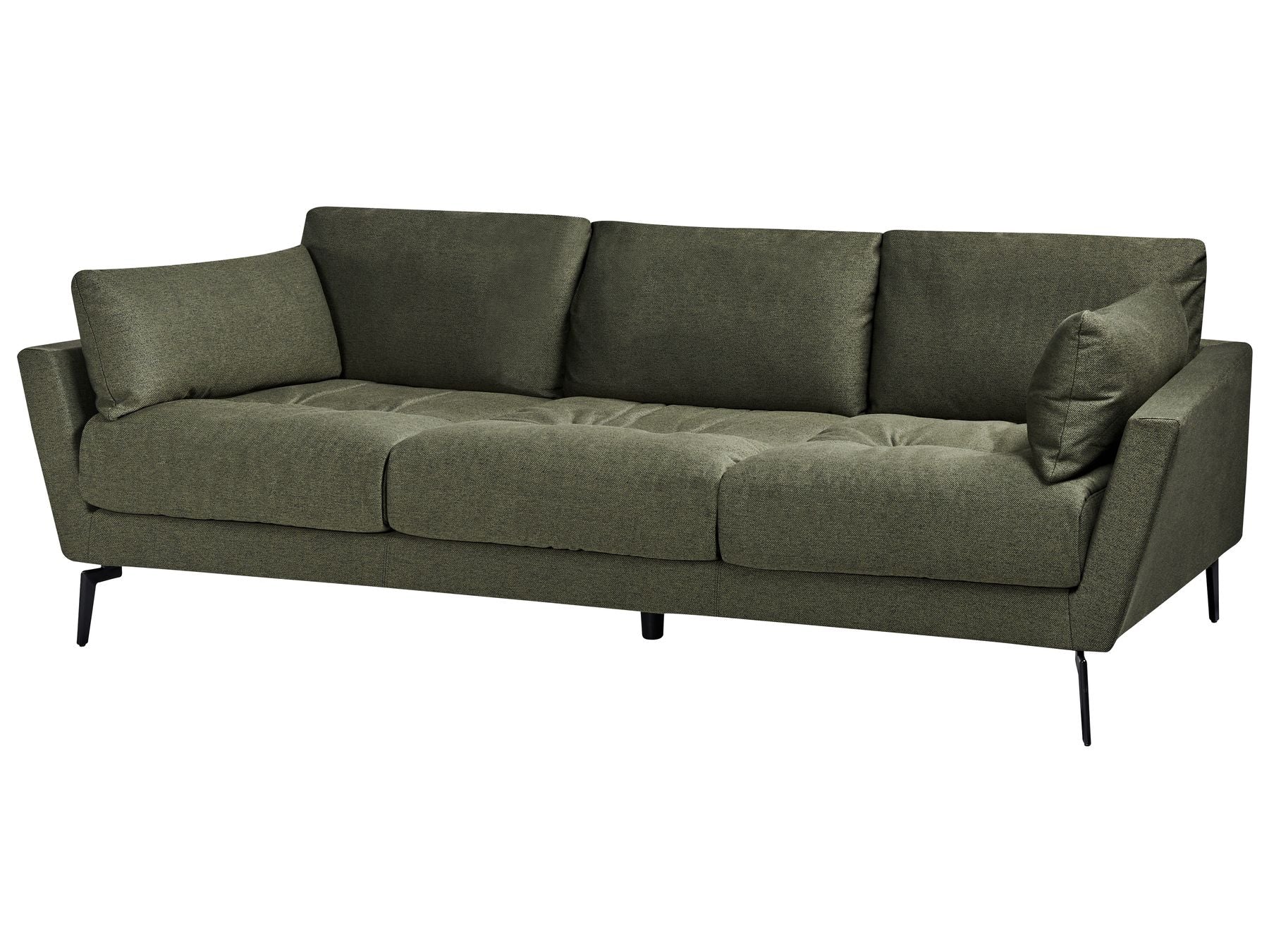 4 Seater Fabric Sofa Green NENOLA
