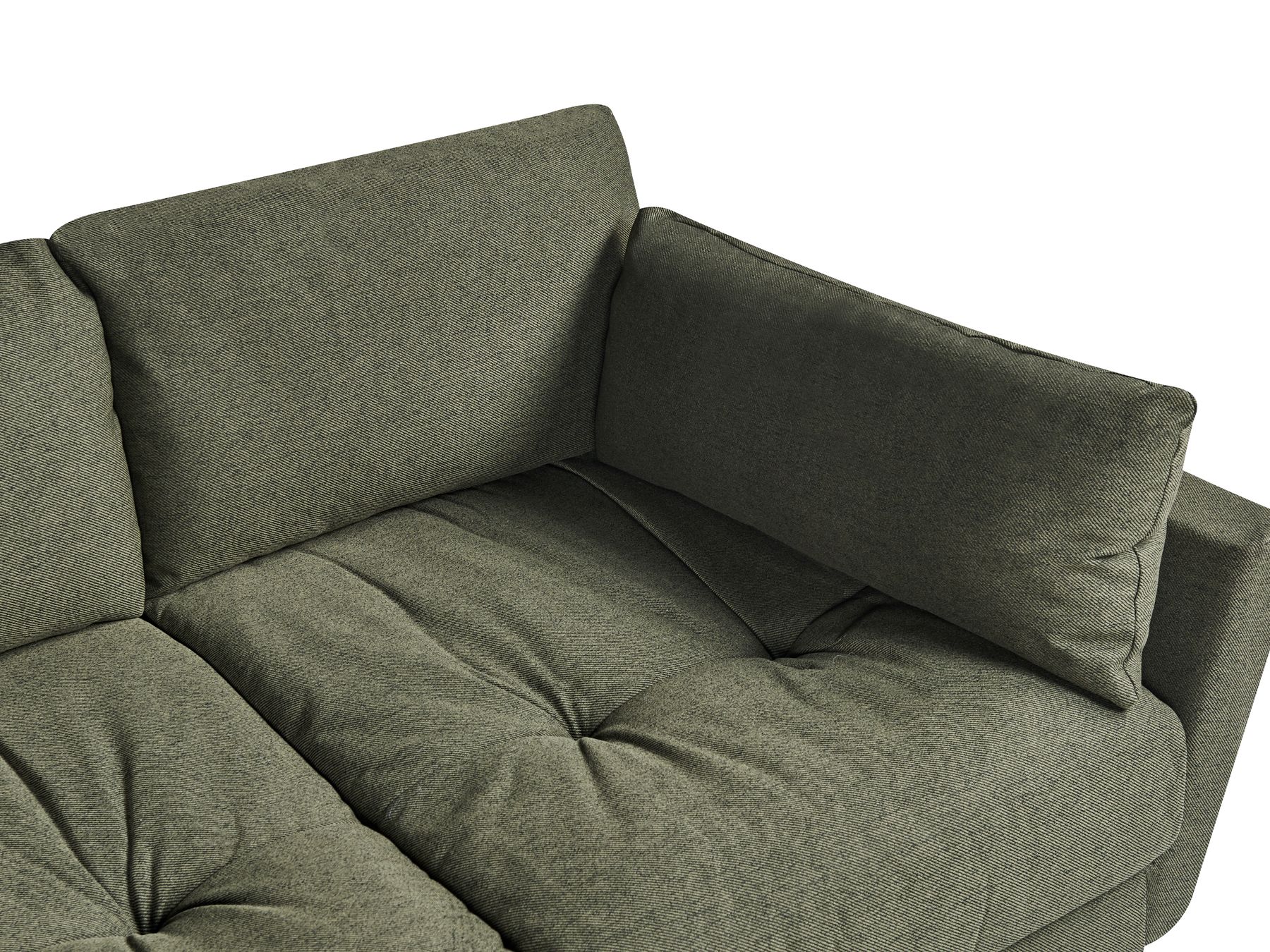 4 Seater Fabric Sofa Green NENOLA