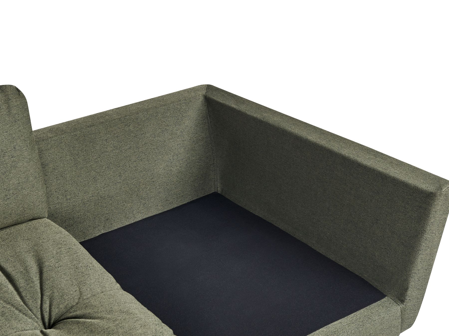 4 Seater Fabric Sofa Green NENOLA