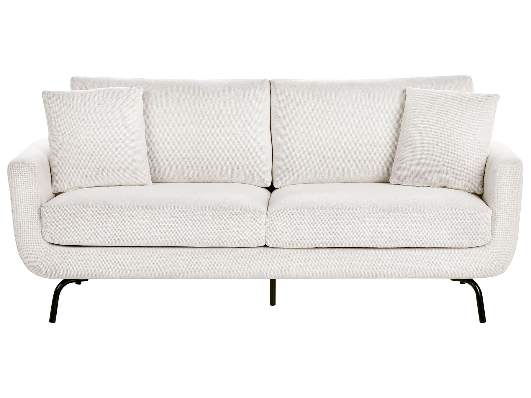 3 Seater Fabric Sofa Off-White VESALA